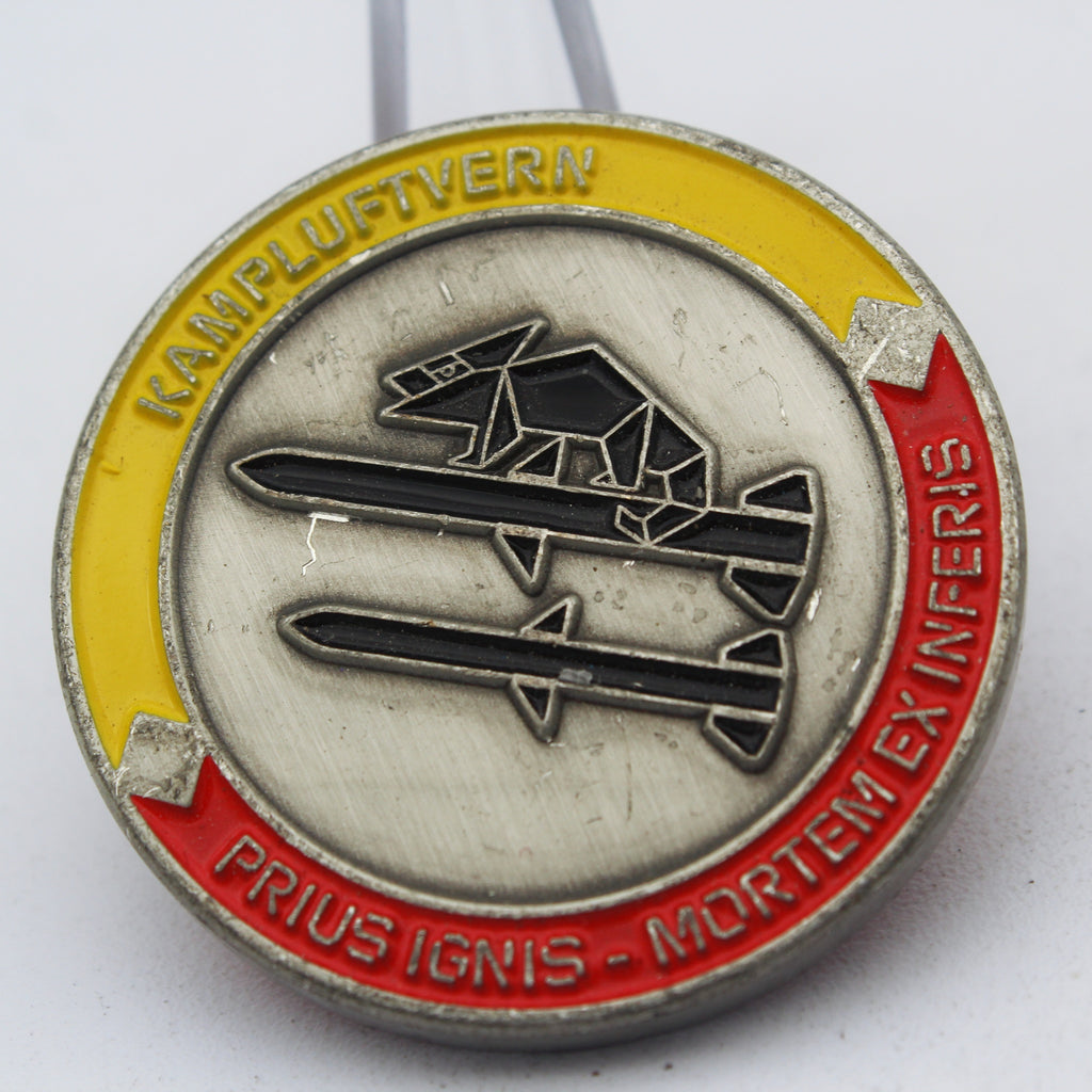 Norway Army Air Defence Artillery Battalion 153 Challenge Coin 1.55” Copper Military Pre-Owned