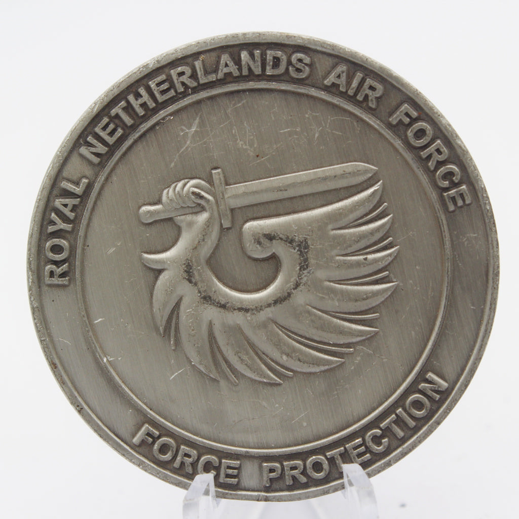 Royal Netherlands Air Force Force Protection RNLAF Middle East Deployment Military Challenge Coin Pre-owned collectible