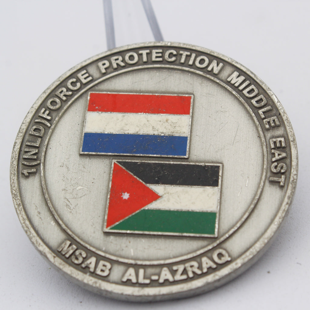 Royal Netherlands Air Force Force Protection RNLAF Middle East Deployment Military Challenge Coin Pre-owned collectible