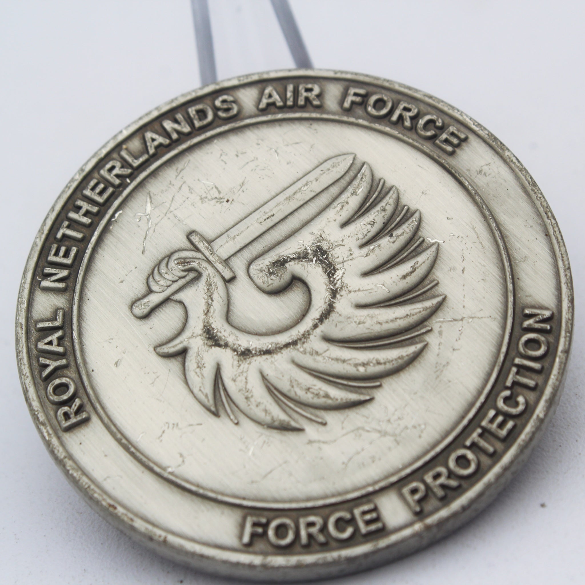Royal Netherlands Air Force Force Protection RNLAF Middle East Deployment Military Challenge Coin Pre-owned collectible