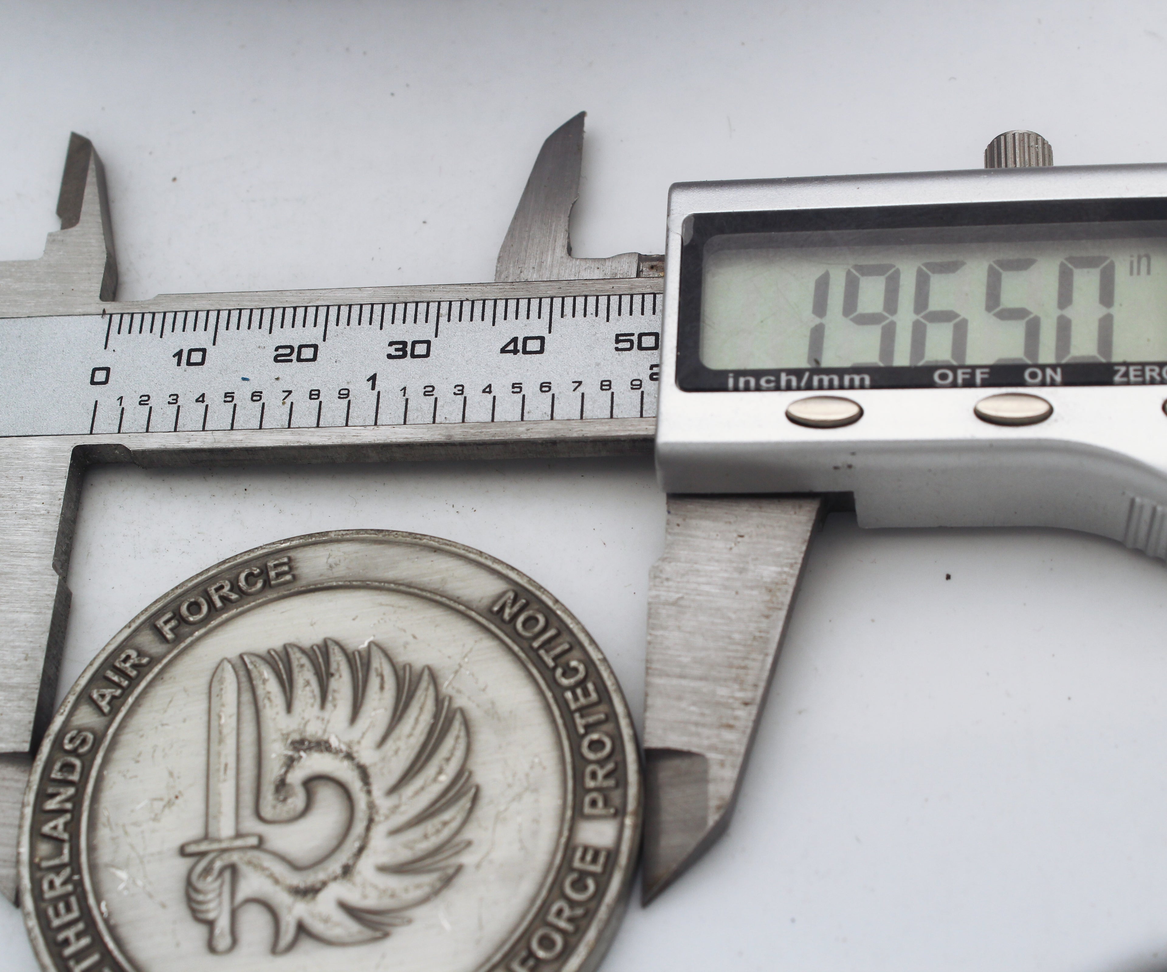 Royal Netherlands Air Force Force Protection RNLAF Middle East Deployment Military Challenge Coin Pre-owned collectible