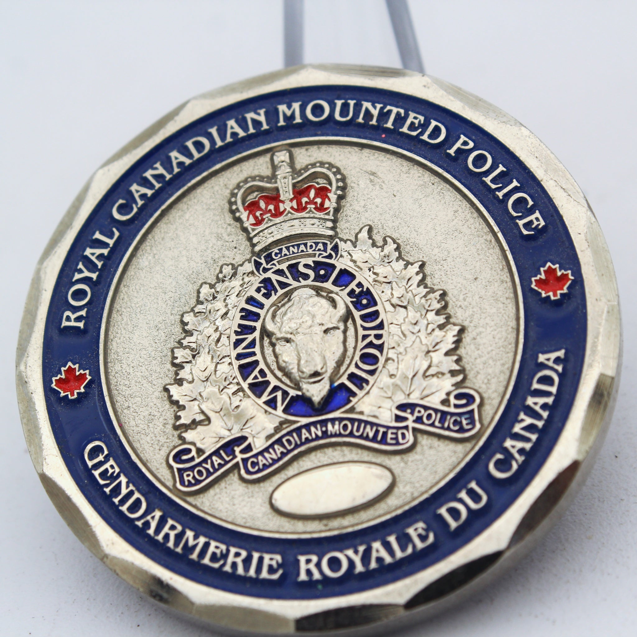 Royal Canadian Mounted Police RCMP Outlaw Motorcycle Gangs Challenge Coin 1.75” Pre-Owned