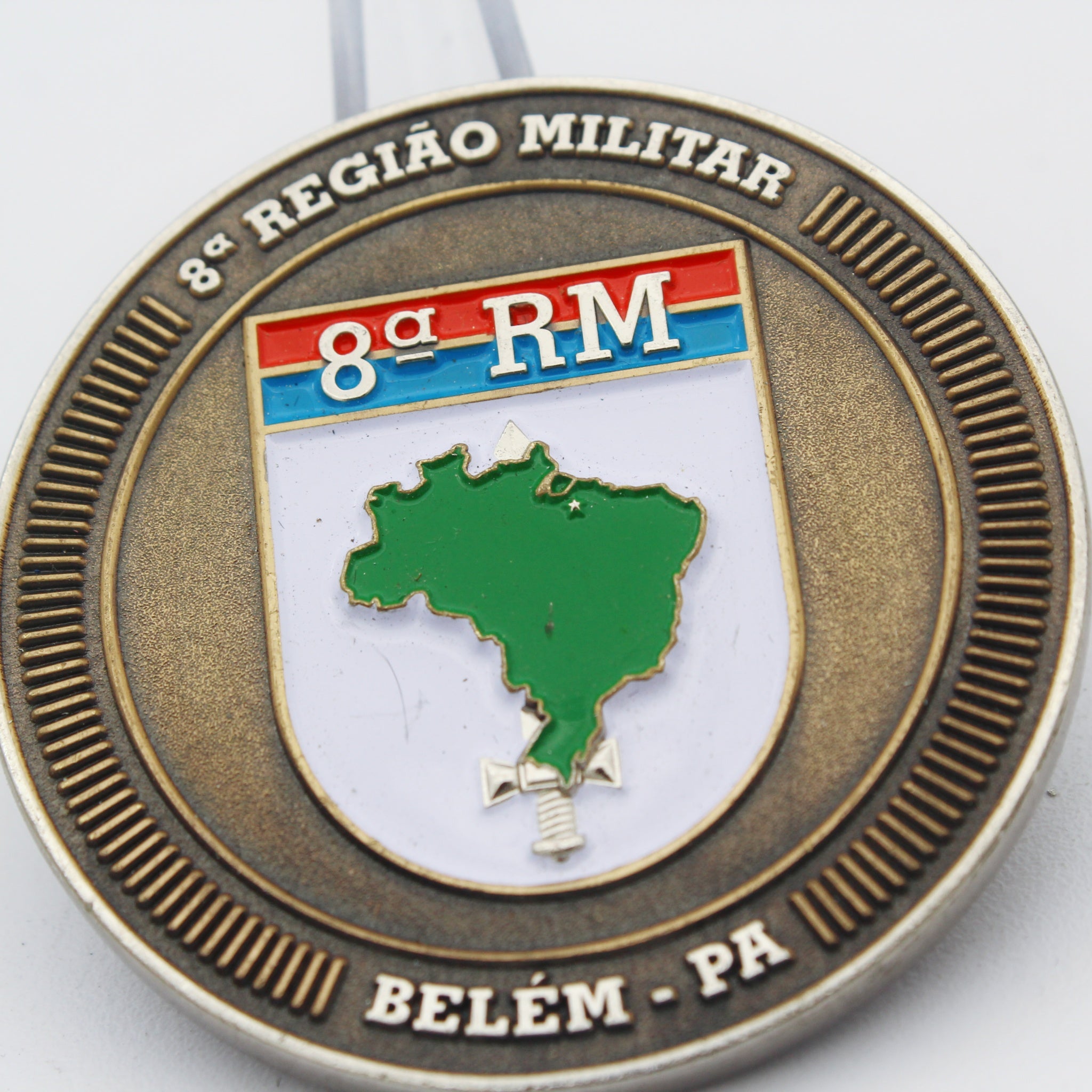 Brazil 8ª Região Militar Belém Logistics Administration Military Challenge Coin 2” Pre-Owned