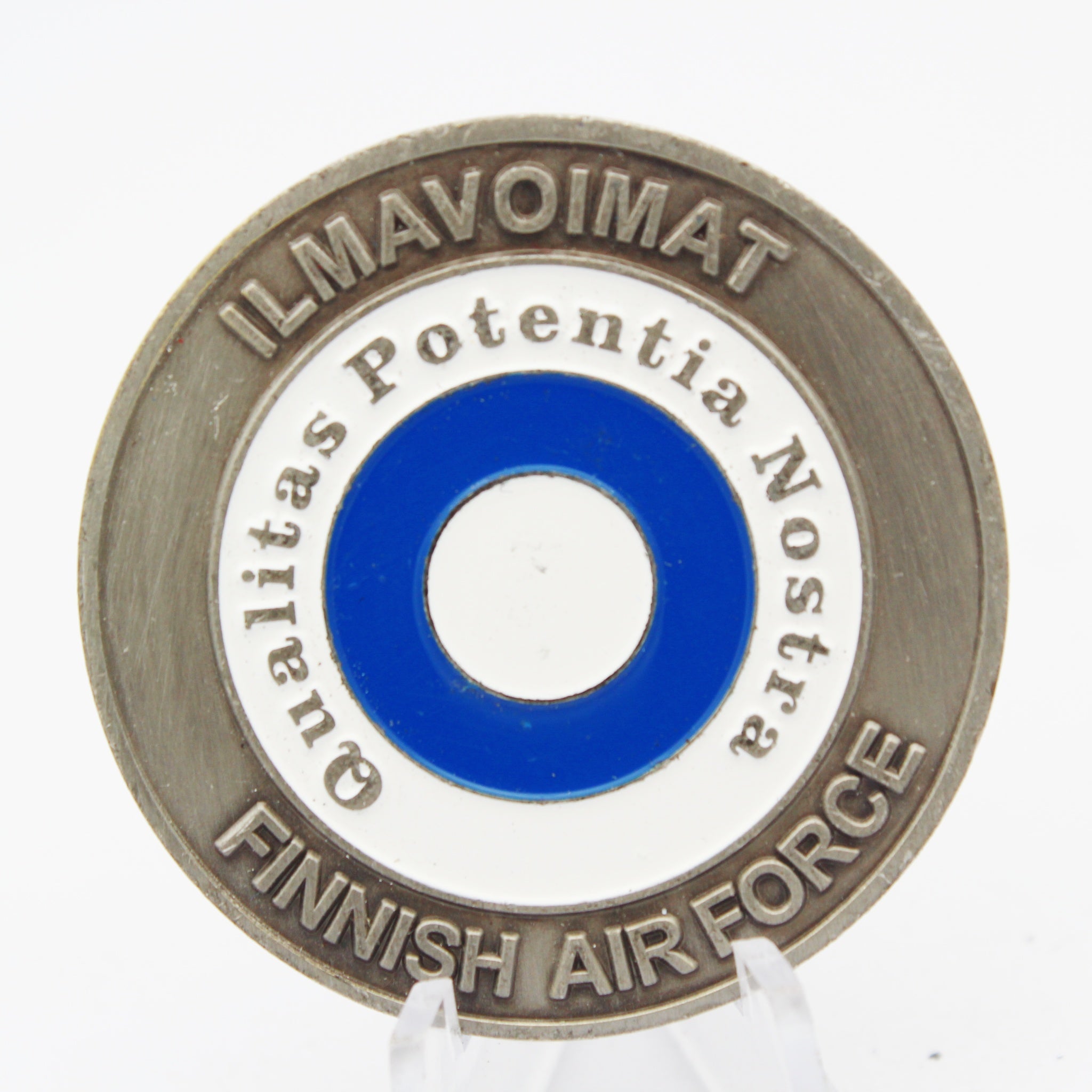 Finnish Air Force Command (Ilmavoimat) Challenge Coin 1.75” Copper – Pre-Owned Collectible