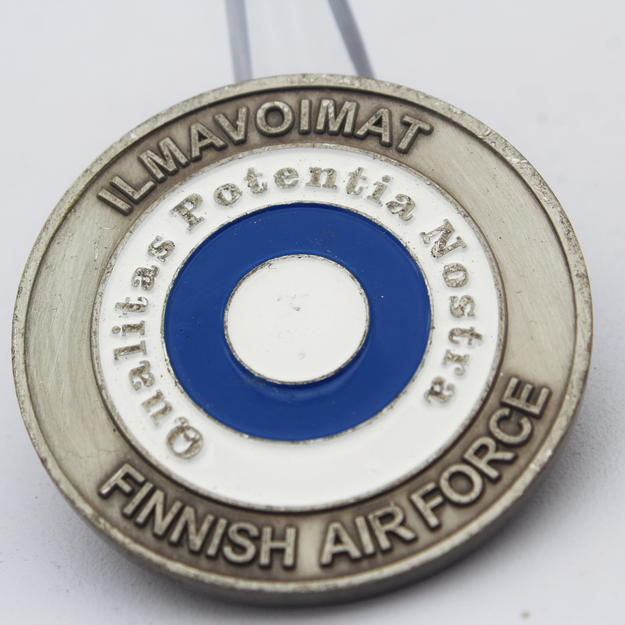 Finnish Air Force Command (Ilmavoimat) Challenge Coin 1.75” Copper – Pre-Owned Collectible