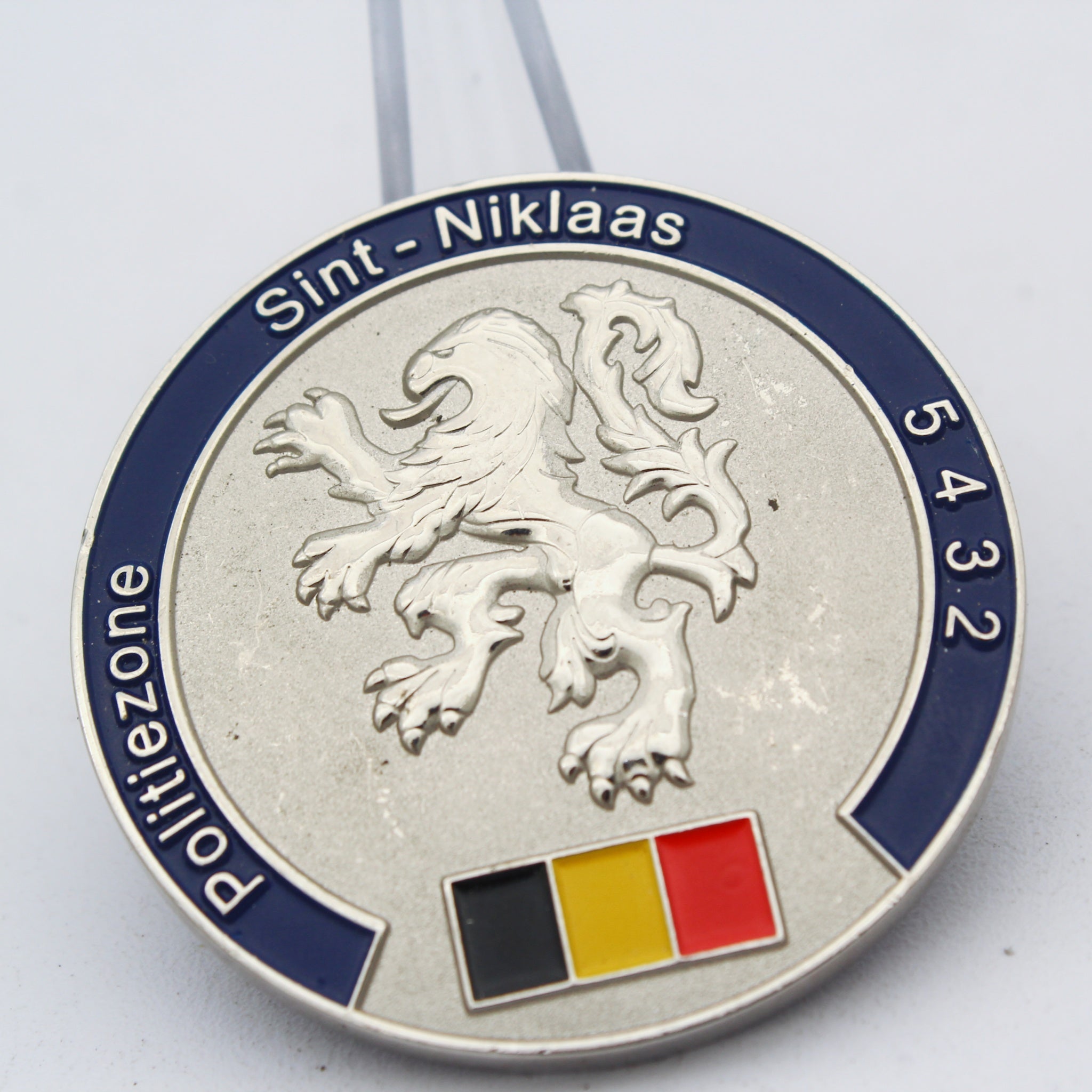 Belgium Sint Niklaas Police Zone Challenge Coin 1.75” Copper Politiezone Lokale Politie