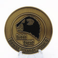Norway Panserbataljonen Black Forest Challenge Coin 1.55” Copper Armored Battalion Pre-Owned