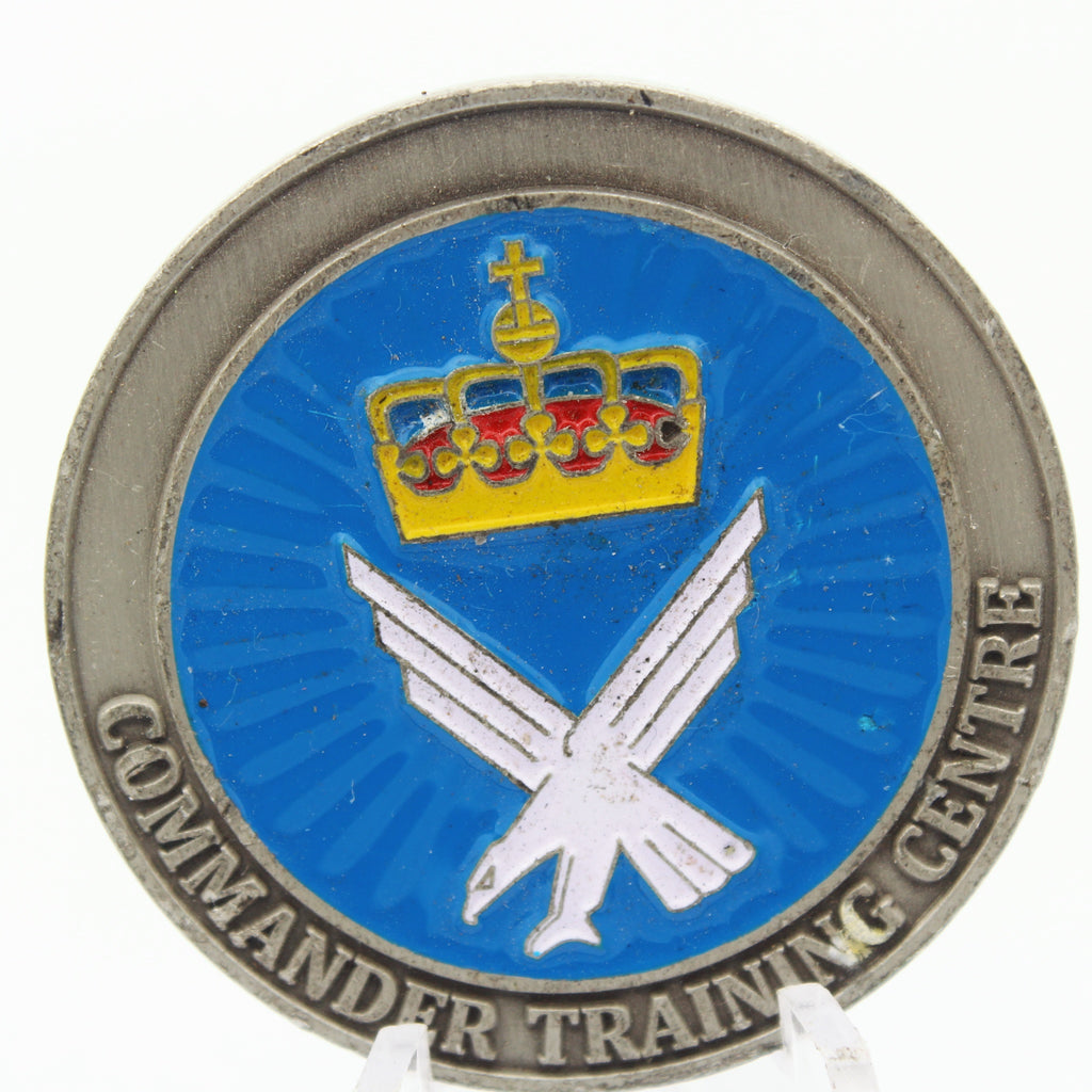 Norwegian Air Force Luftforsvarets Skolesenter Commander Training Centre Challenge Coin 1.5" Copper Used Collectible