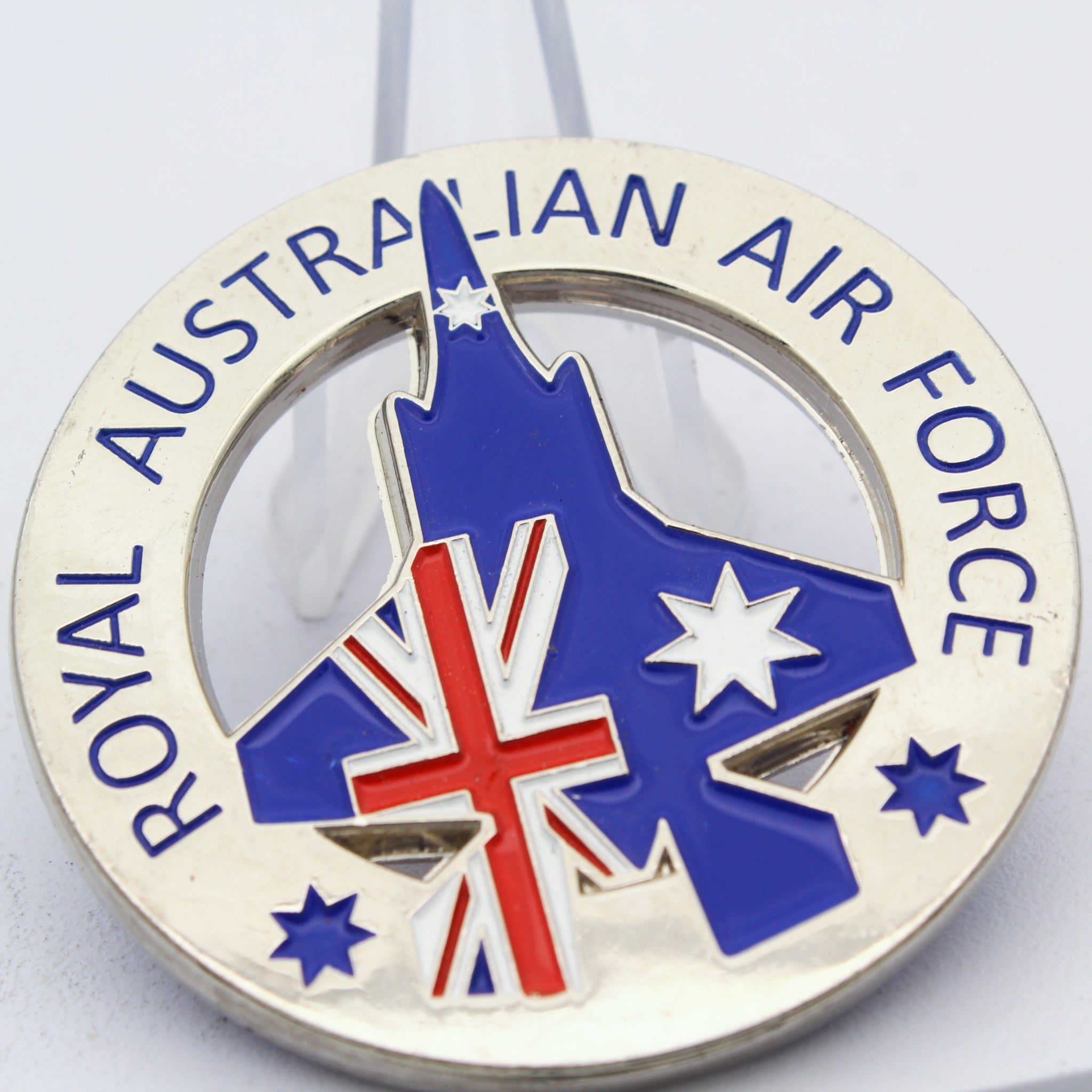 Royal Australian Air Force 3 Squadron F-35A Lightning II Challenge Coin 2.0" Copper Used Collectible