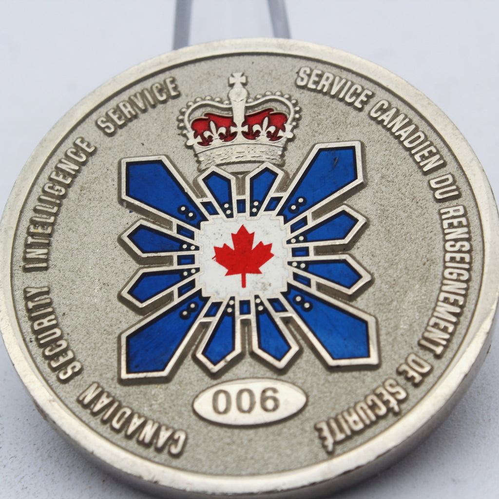 CSIS Canadian Security Intelligence Service Challenge Coin 1.75" | Learning & Development - Pre-Owned