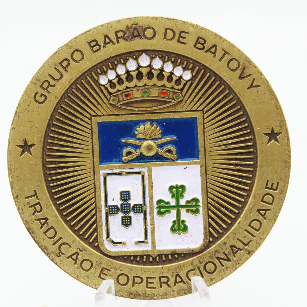 Brazil 19º GAC Barão de Batovi Challenge Coin | 2.0" Copper Pre-Owned Military Collectible