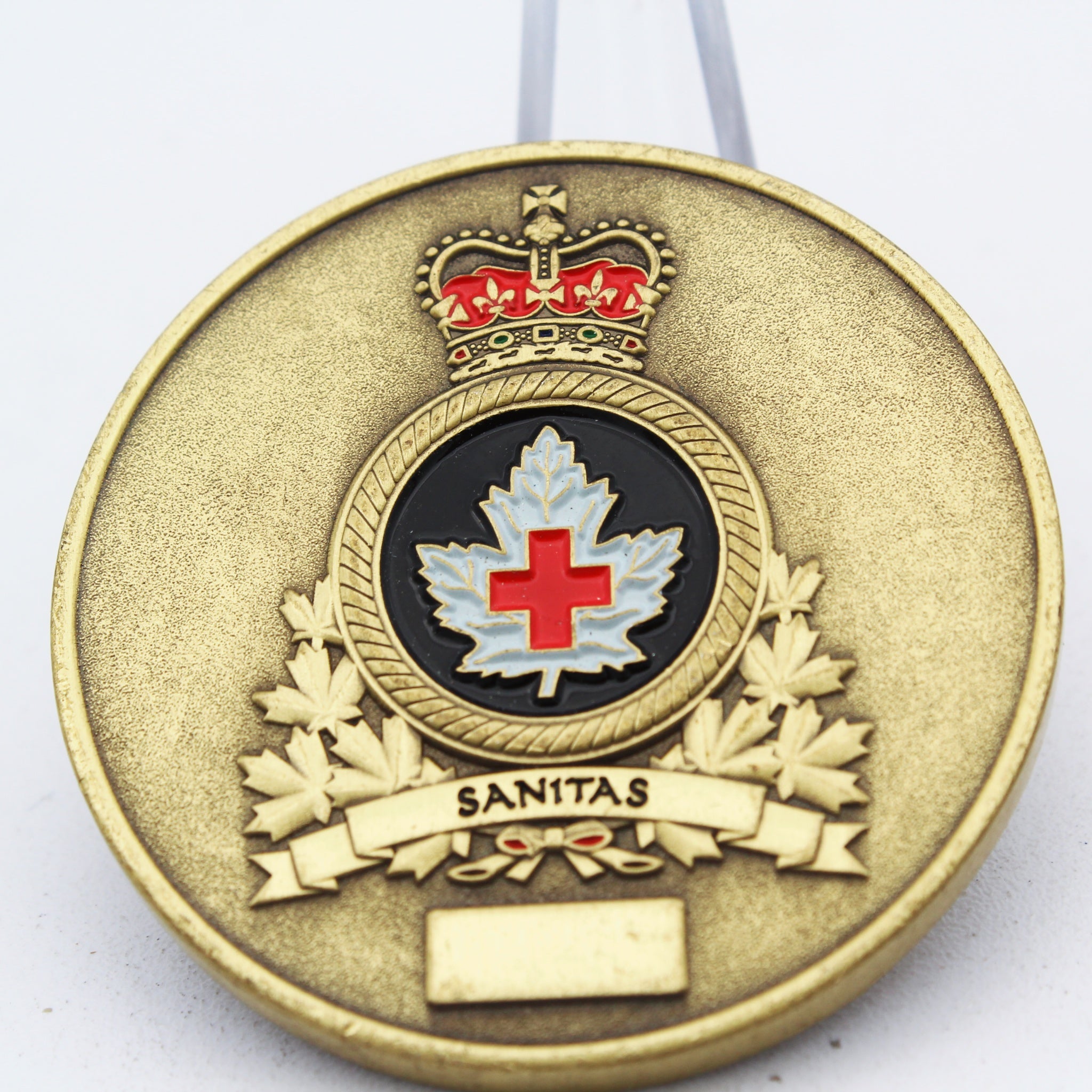 Mobile Surgical Resuscitation Team MSRT Challenge Coin 1.75” Copper Enamel Pre-owned collectible