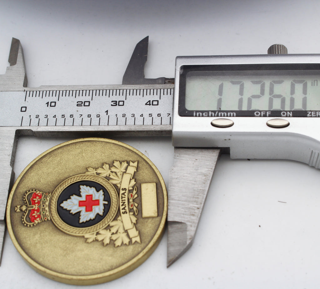 Mobile Surgical Resuscitation Team MSRT Challenge Coin 1.75” Copper Enamel Pre-owned collectible