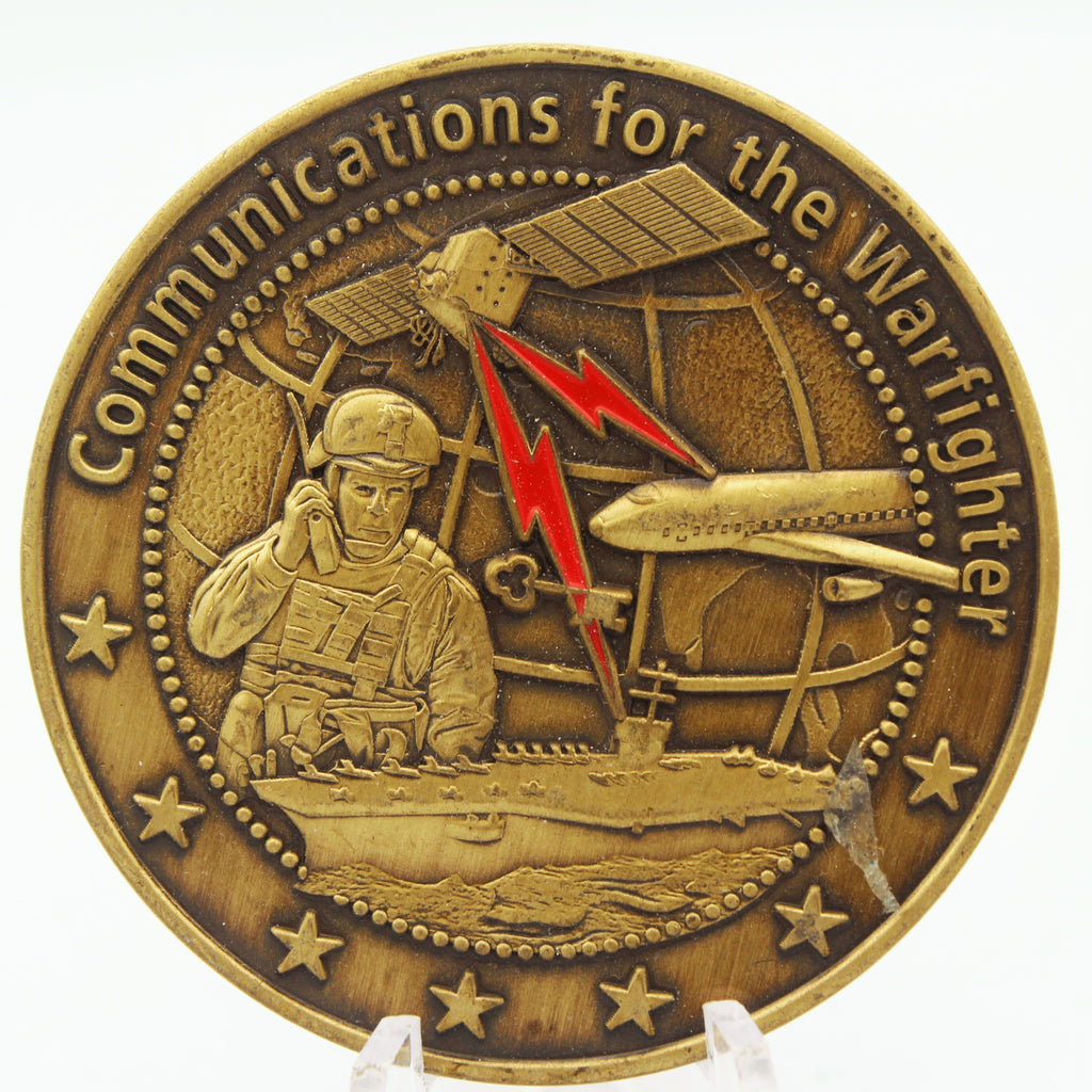 Raytheon Integrated Communication Systems Challenge Coin | 2.0" Copper Pre-Owned Collectible