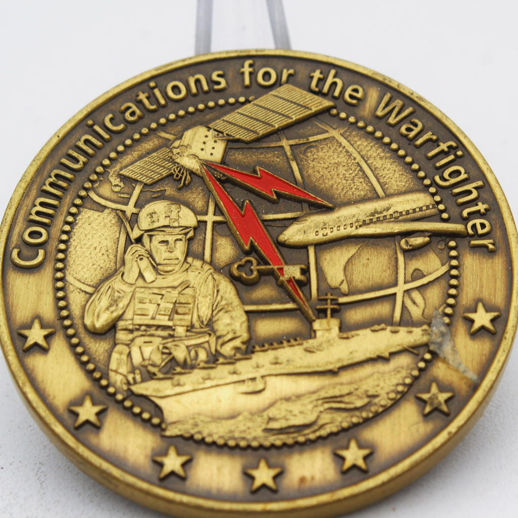 Raytheon Integrated Communication Systems Challenge Coin | 2.0" Copper Pre-Owned Collectible