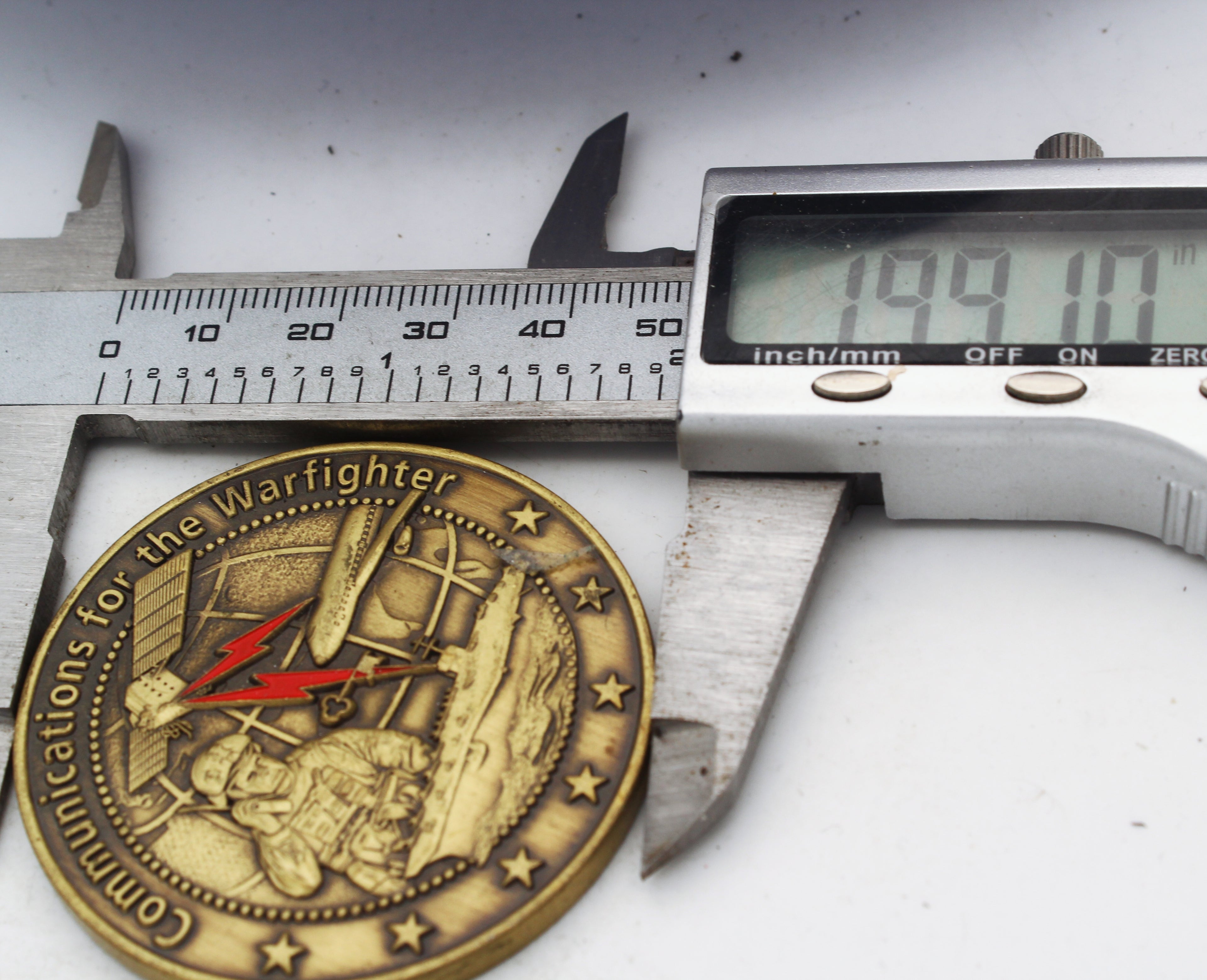 Raytheon Integrated Communication Systems Challenge Coin | 2.0" Copper Pre-Owned Collectible