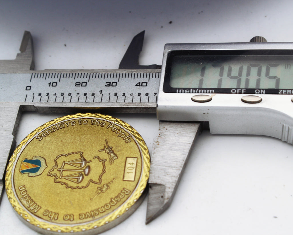 Ramstein Air Base Germany Equal Opportunity Challenge Coin | 1.75" Copper Pre-Owned Collectible