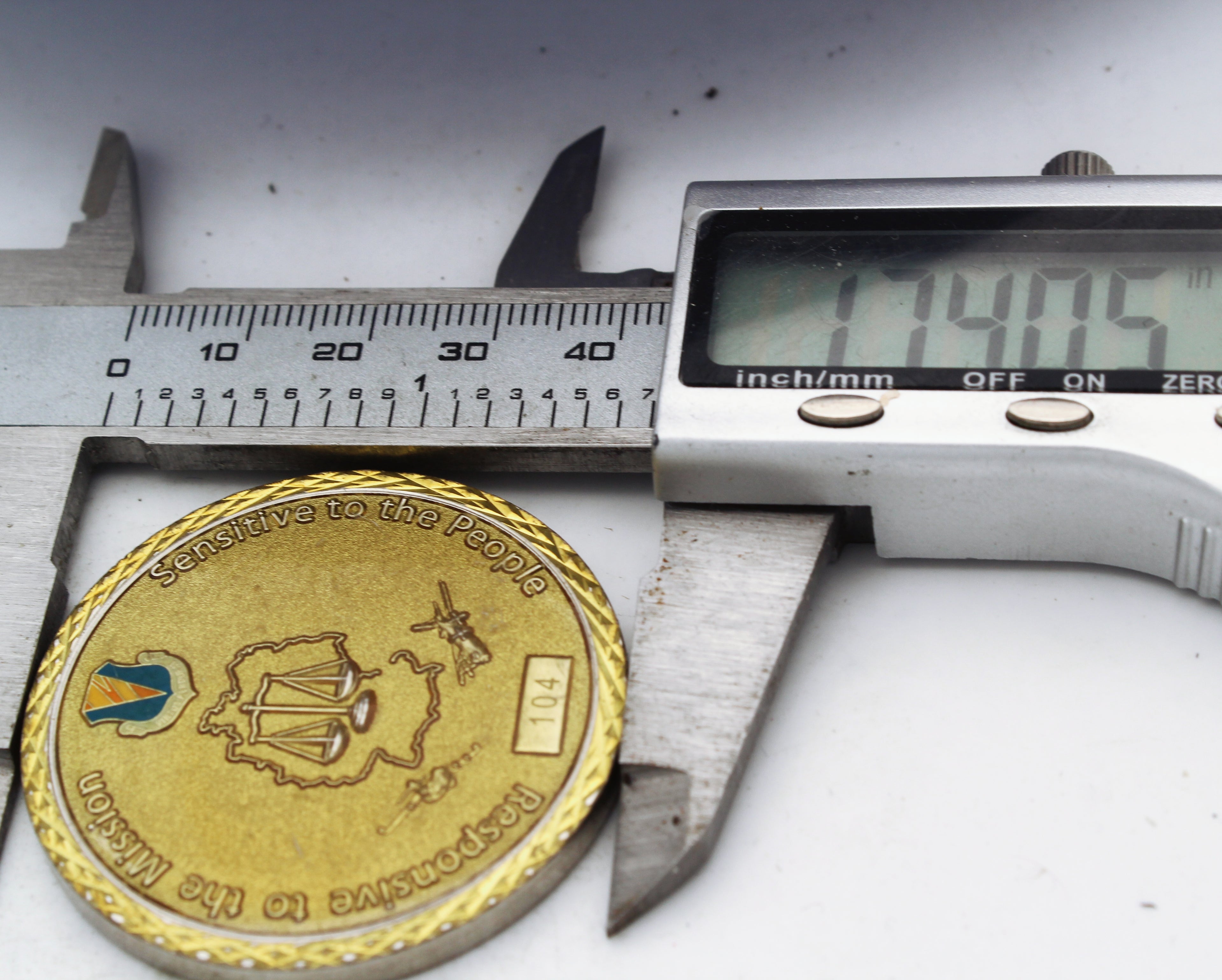 Ramstein Air Base Germany Equal Opportunity Challenge Coin | 1.75" Copper Pre-Owned Collectible