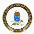 Swedish Association of Military Officers Challenge Coin | 1.5" Copper Pre-Owned Collectible