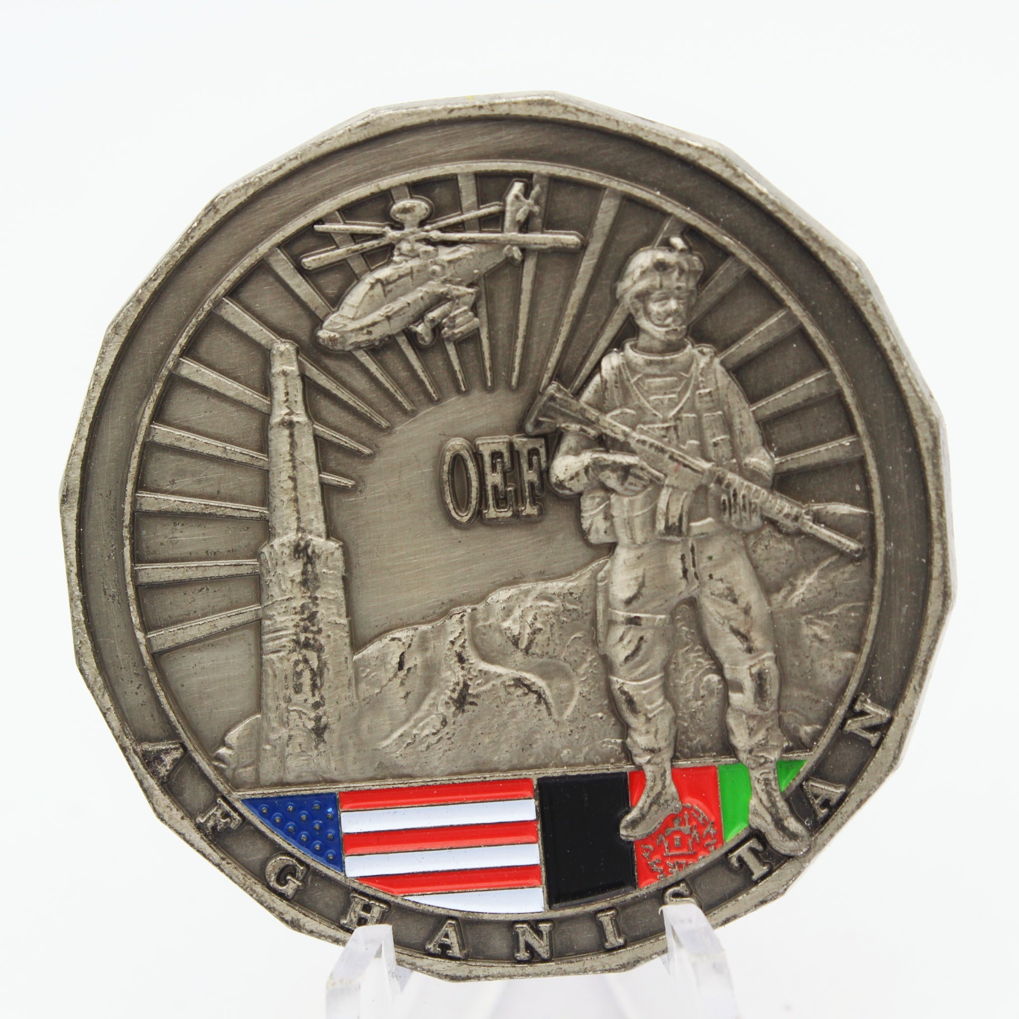 Operation Enduring Freedom Afghanistan OEF Military Challenge Coin 1.75” Copper