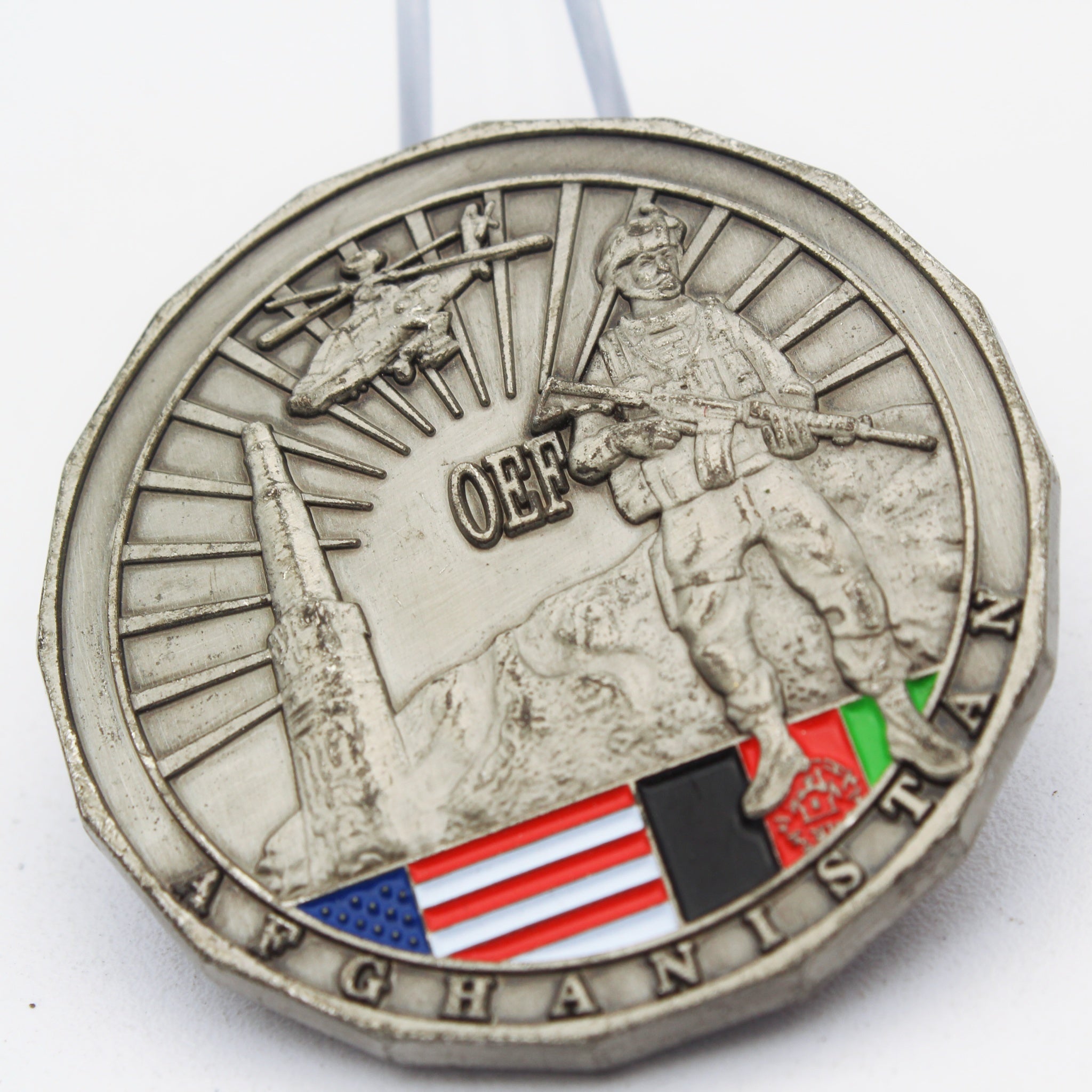 Operation Enduring Freedom Afghanistan OEF Military Challenge Coin 1.75” Copper