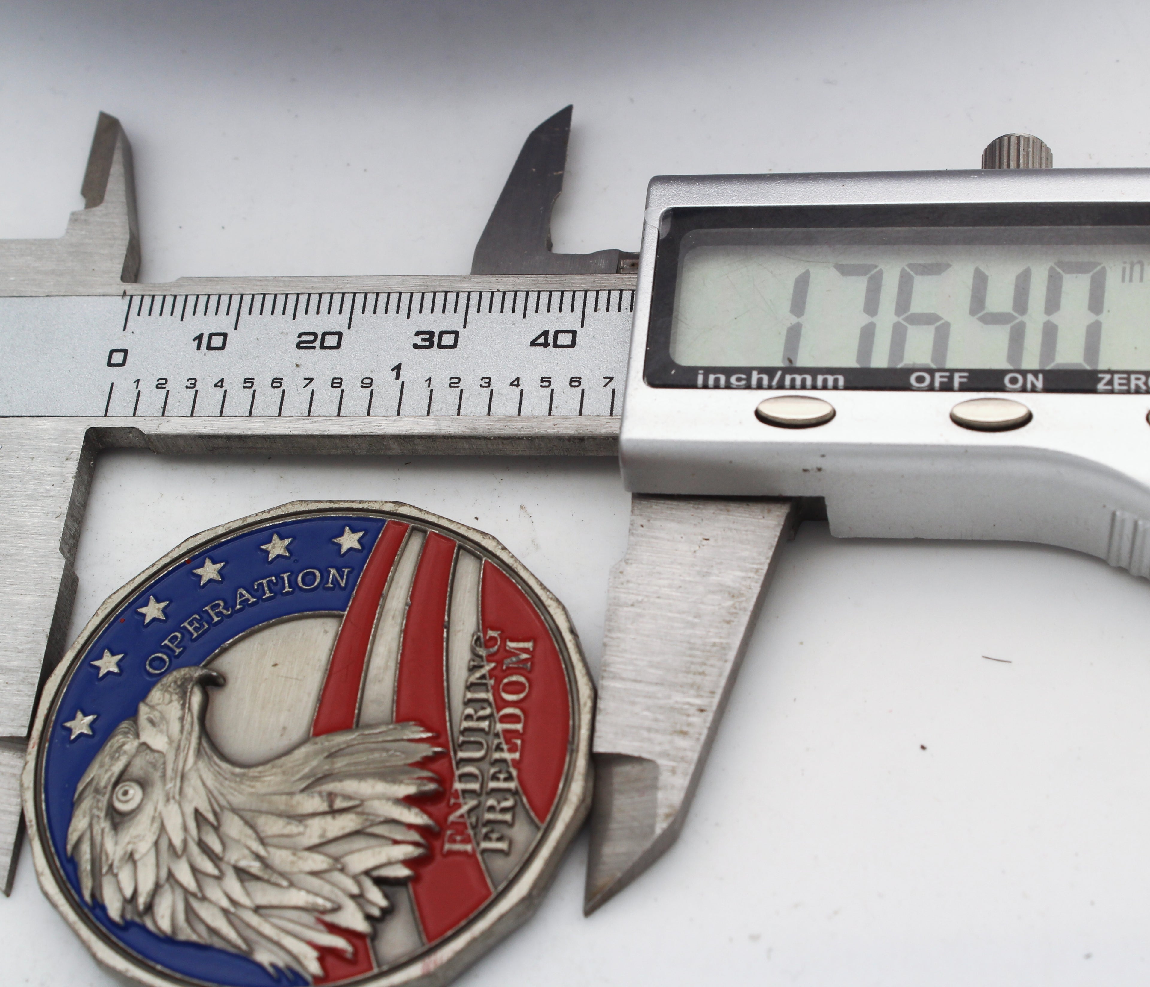 Operation Enduring Freedom Afghanistan OEF Military Challenge Coin 1.75” Copper