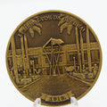 Brazilian Army EsAO Officer Improvement School Challenge Coin | 1.75" Copper Pre-Owned Collectible