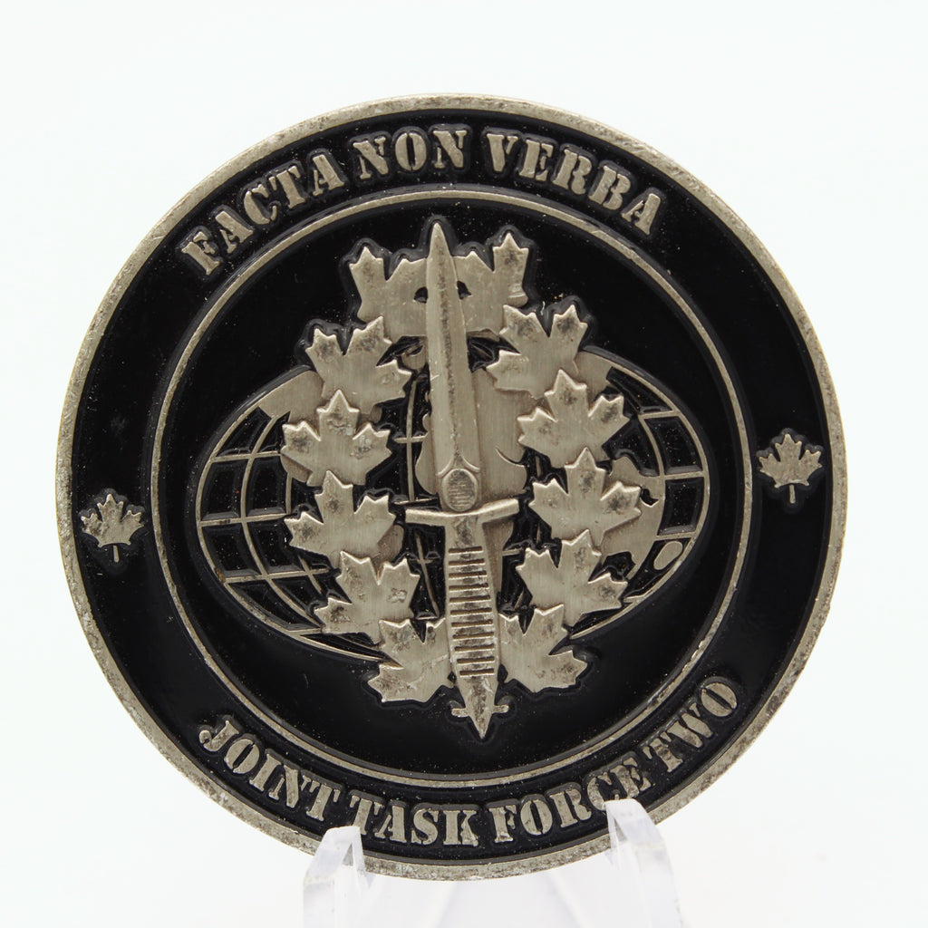 Canadian JTF2 Joint Task Force 2 Challenge Coin 1.75” Copper “Speak No Evil”