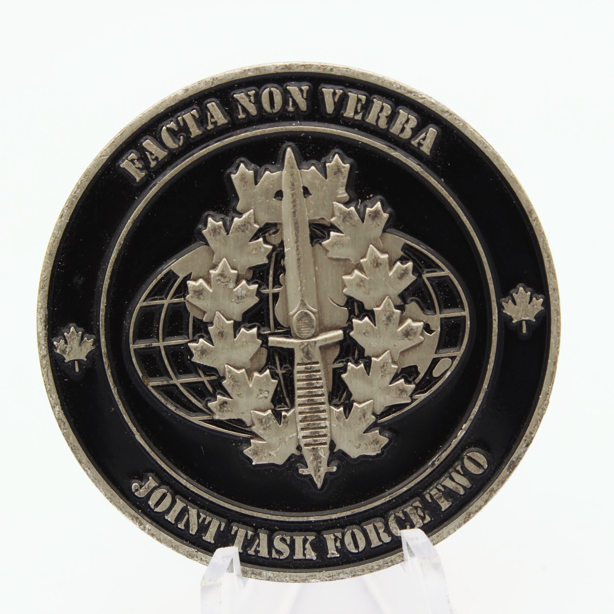 Canadian JTF2 Joint Task Force 2 Challenge Coin 1.75” Copper “Speak No Evil”