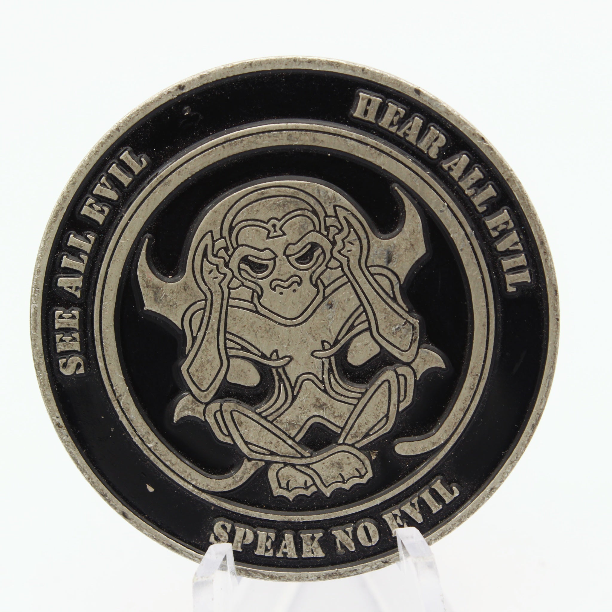 Canadian JTF2 Joint Task Force 2 Challenge Coin 1.75” Copper “Speak No Evil”