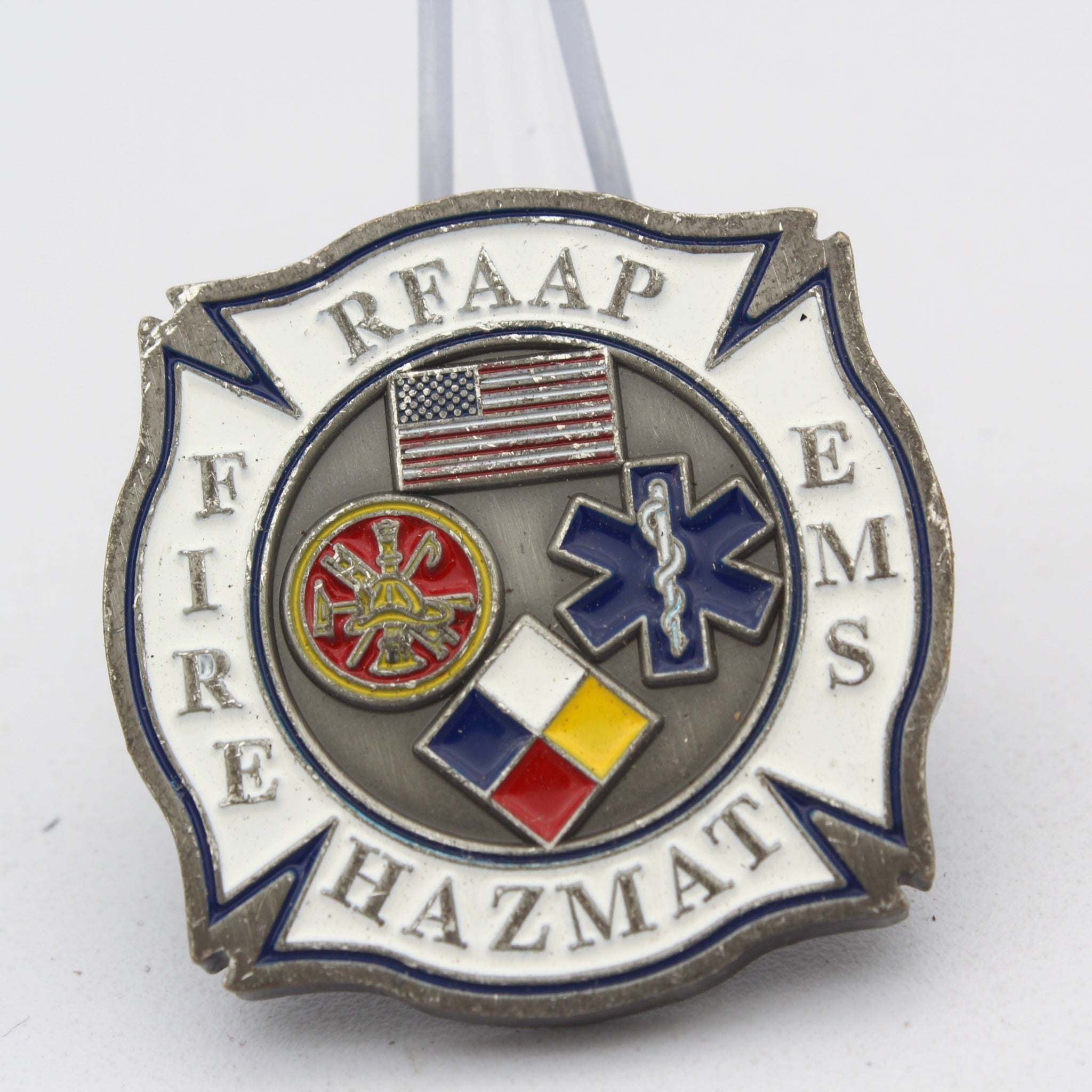 RFAAP Fire EMS Hazmat Challenge Coin – First Responder Firefighter EMT Gift Pre-owned