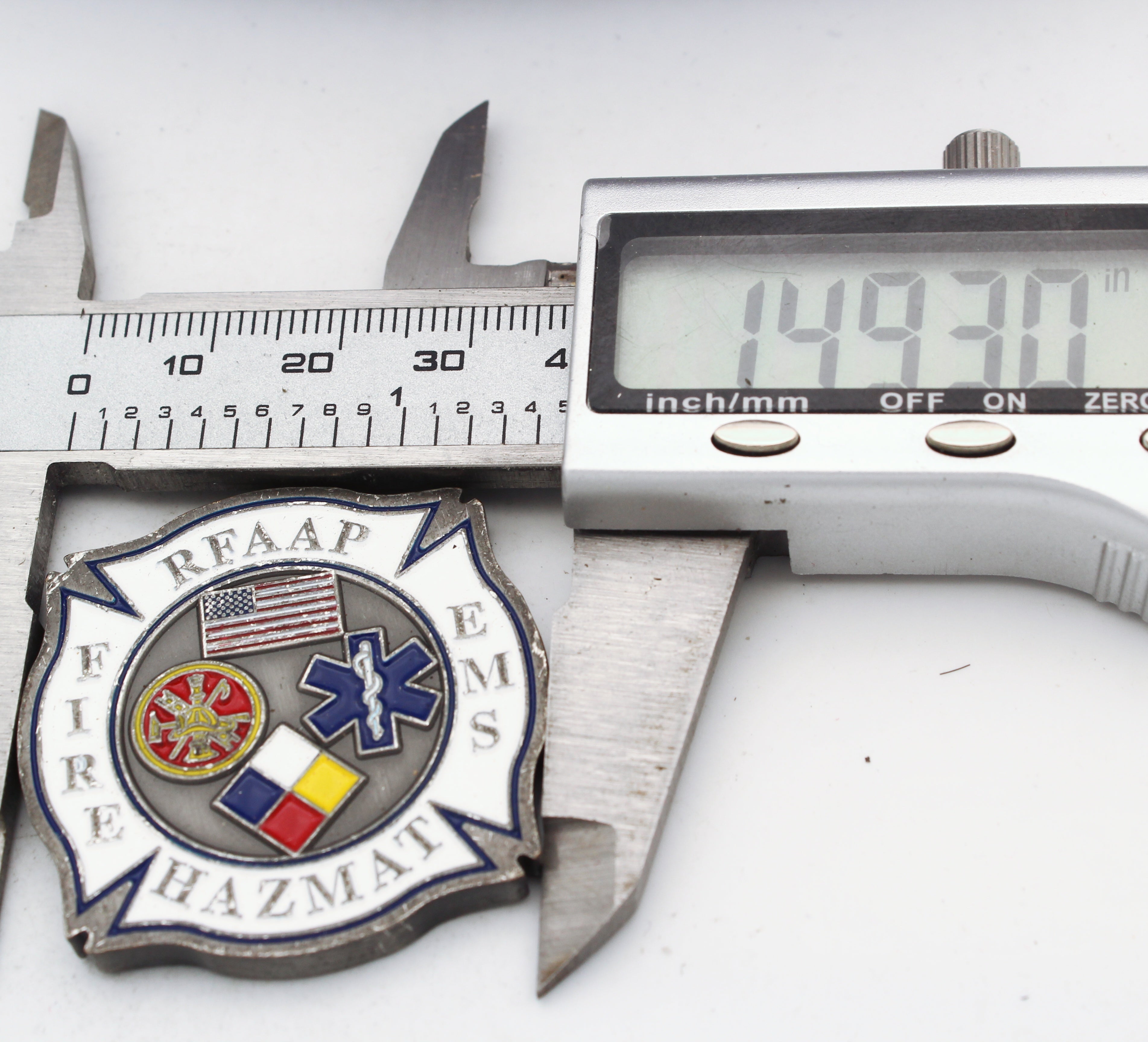 RFAAP Fire EMS Hazmat Challenge Coin – First Responder Firefighter EMT Gift Pre-owned