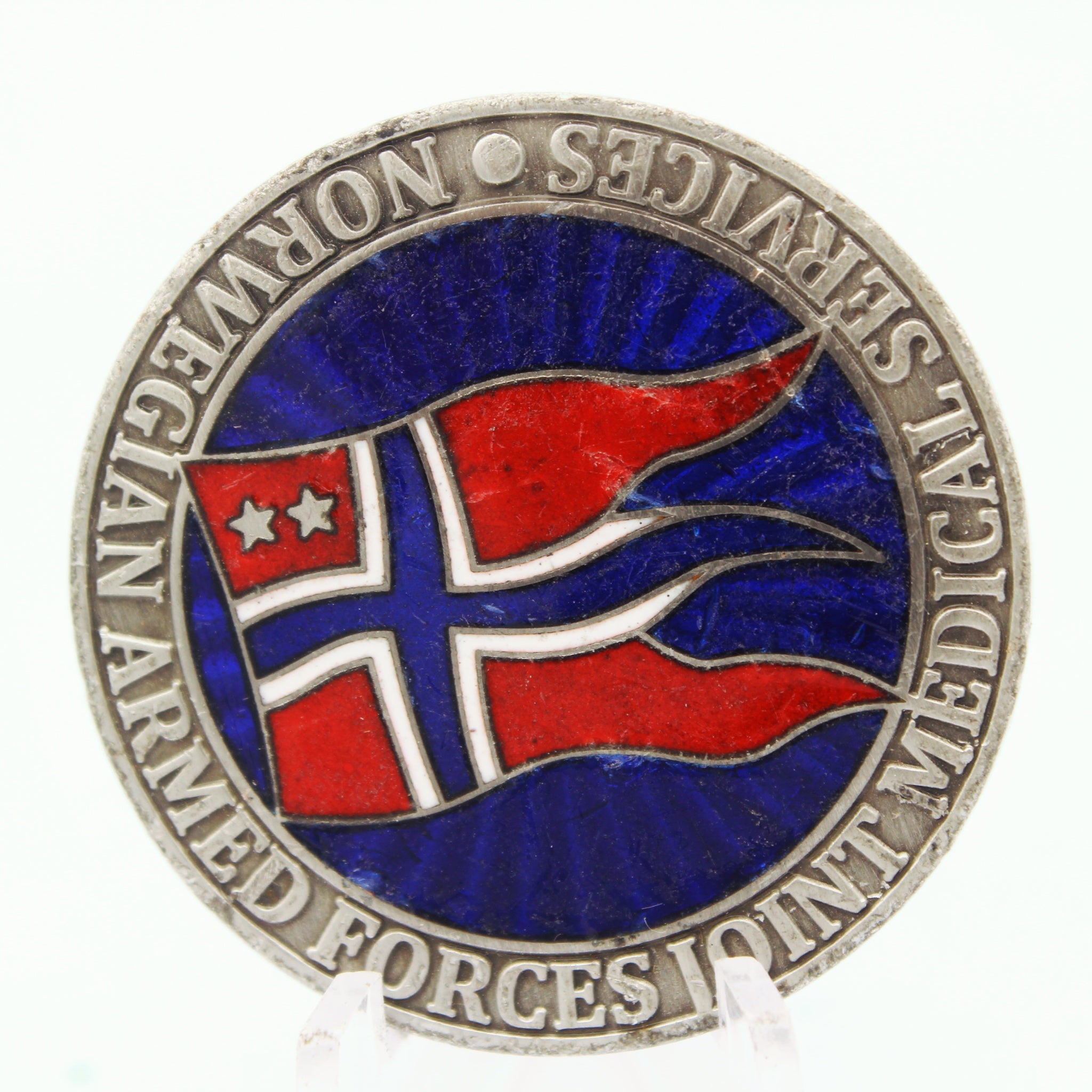 Norwegian Armed Forces Joint Medical Service Surgeon General Challenge Coin | 1.5" Copper Pre-Owned Collectible