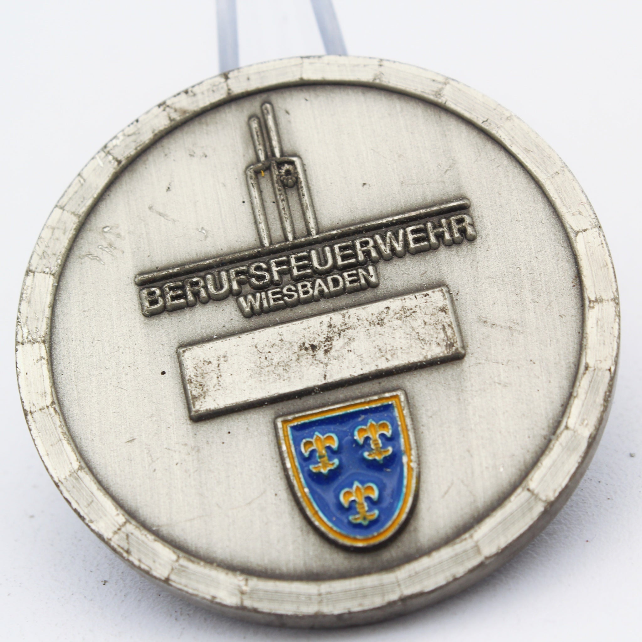 Berufsfeuerwehr Wiesbaden Germany Firefighter Challenge Coin 1.75"