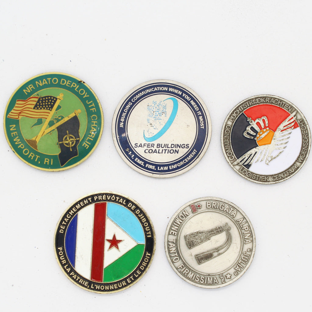 5pcs challenge coins