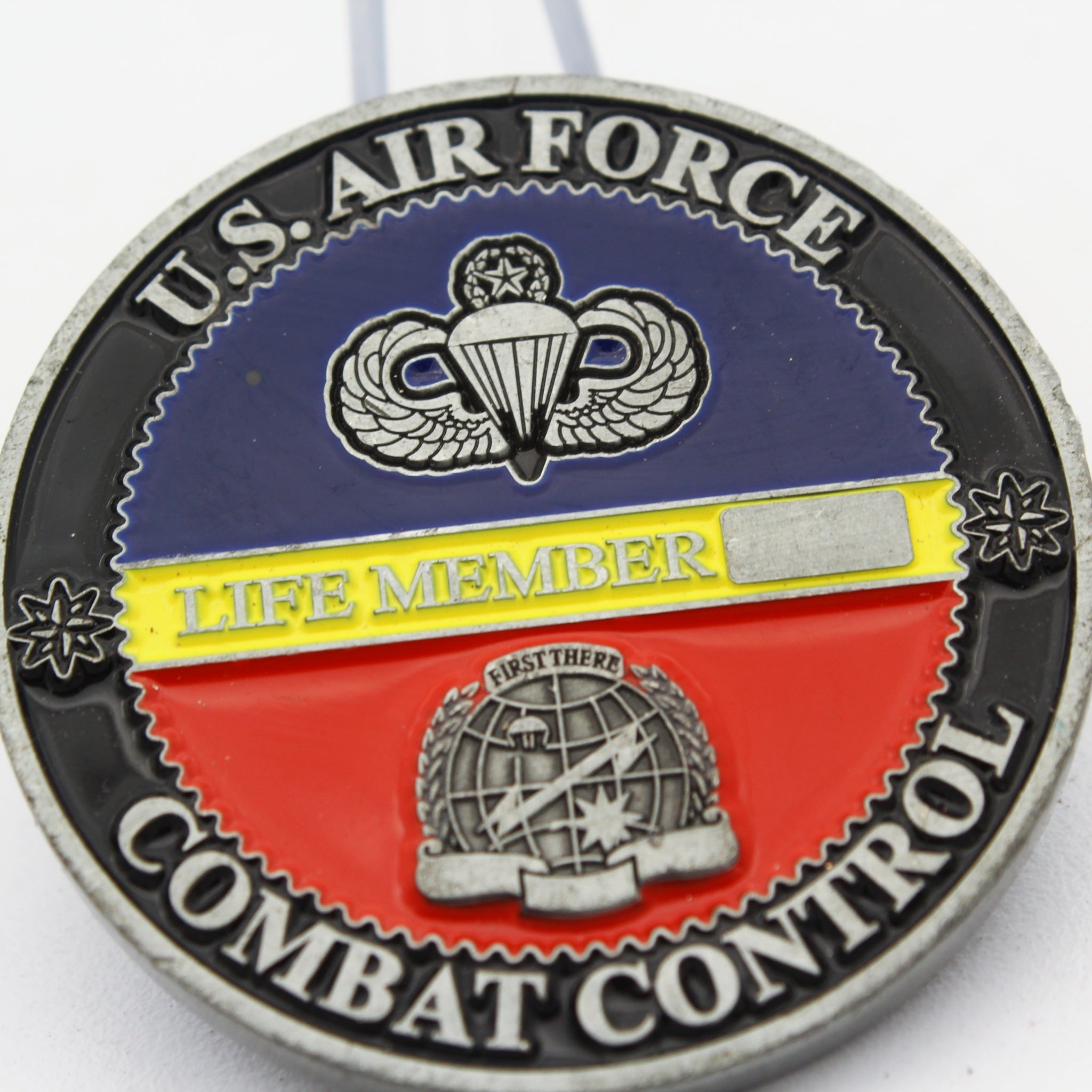 US Air Force Combat Control Life Member Coin 1.75” Copper CCT Association Challenge Coin Pre-Owned