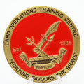 New Zealand School of Artillery Land Operations Challenge Coin 1.75” Copper Military Coin Pre-Owned