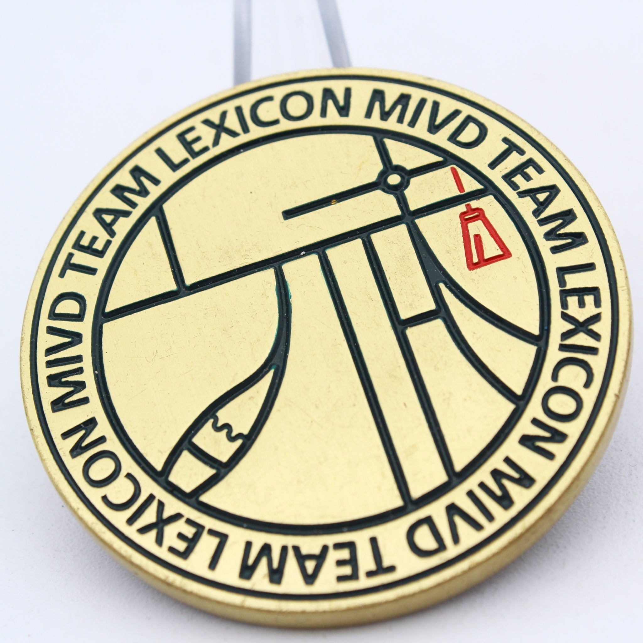 Netherlands Defence Intelligence and Security Service Lexicon Multitasking Enveilheidsdienst Challenge Coin Pre-Owned
