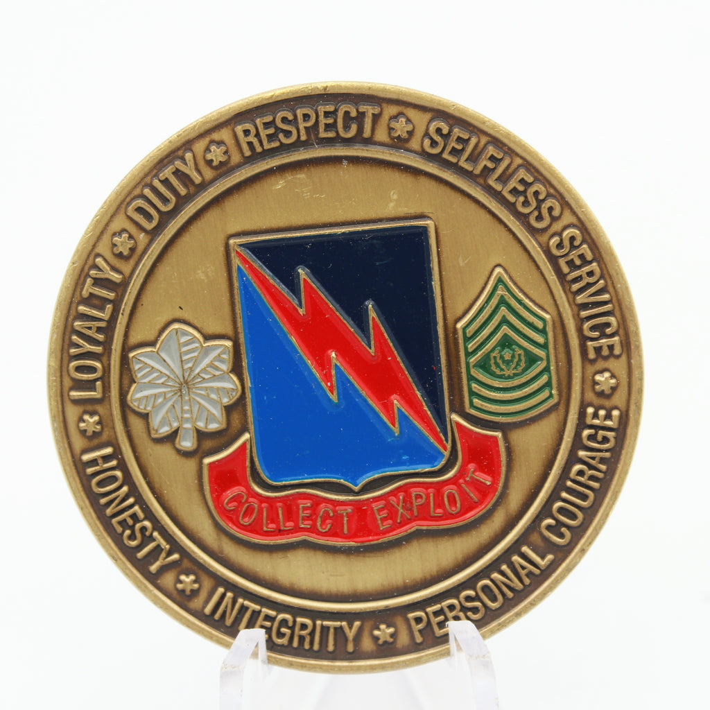 US Army 323rd Military Intelligence Battalion Challenge Coin 1.75” – Ft. Meade MD Pre-owned
