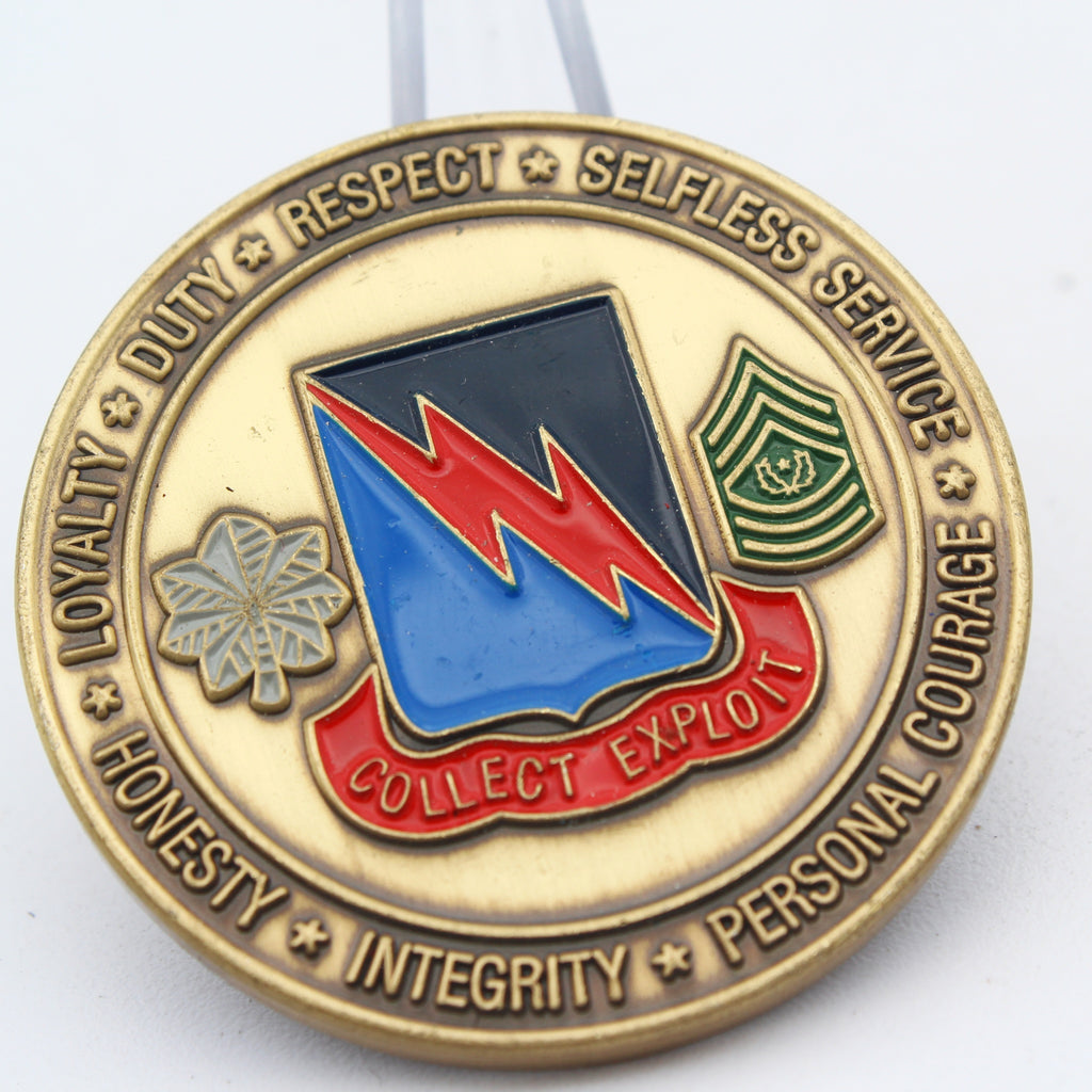 US Army 323rd Military Intelligence Battalion Challenge Coin 1.75” – Ft. Meade MD Pre-owned