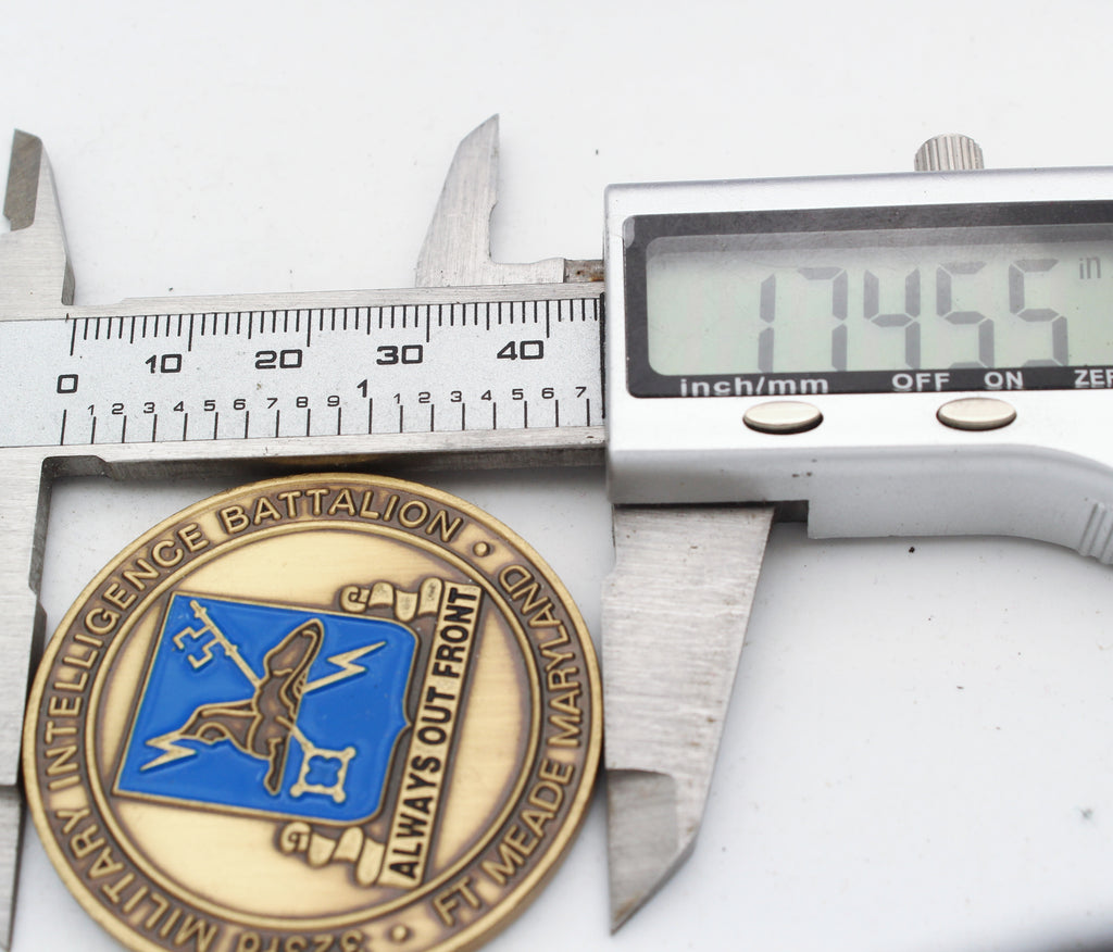 US Army 323rd Military Intelligence Battalion Challenge Coin 1.75” – Ft. Meade MD Pre-owned