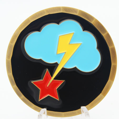 Blackhats Communicatus Excellantus Roadrunner Challenge Coin
