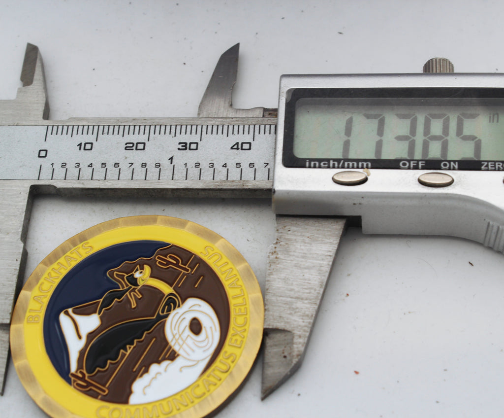Blackhats Communicatus Excellantus Roadrunner Challenge Coin