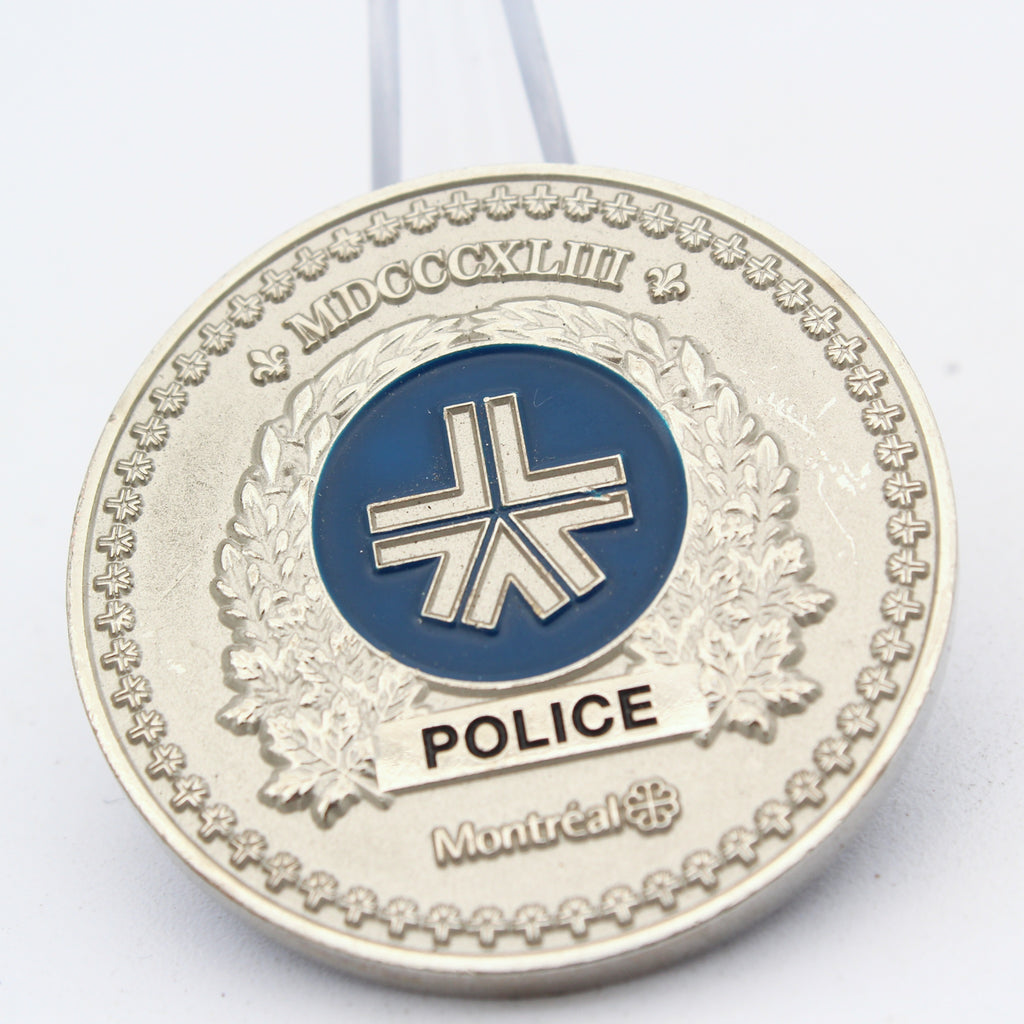 Montreal Police Drug Evaluation MED Challenge Coin 1.75” Canada Law Enforcement