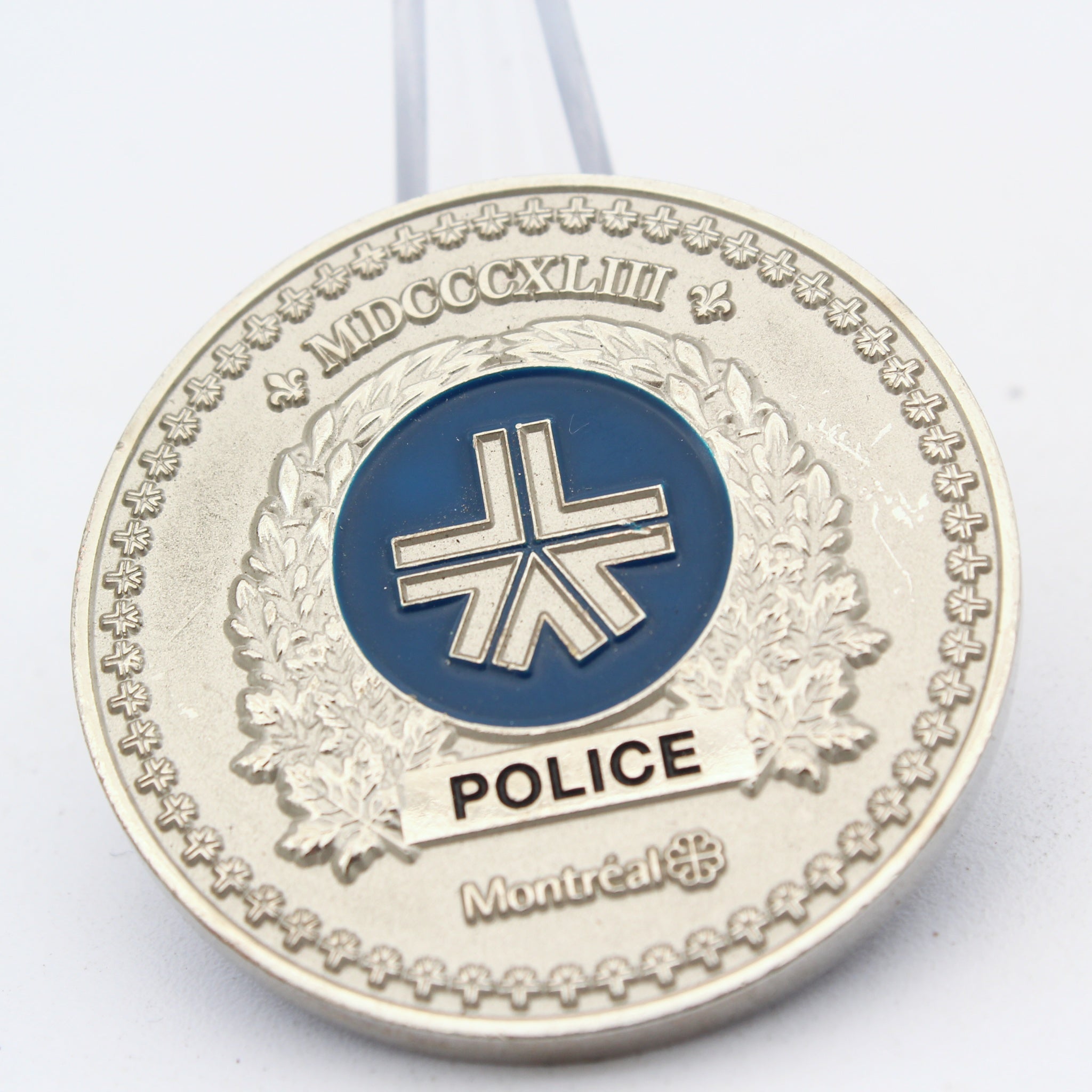 Montreal Police Drug Evaluation MED Challenge Coin 1.75” Canada Law Enforcement