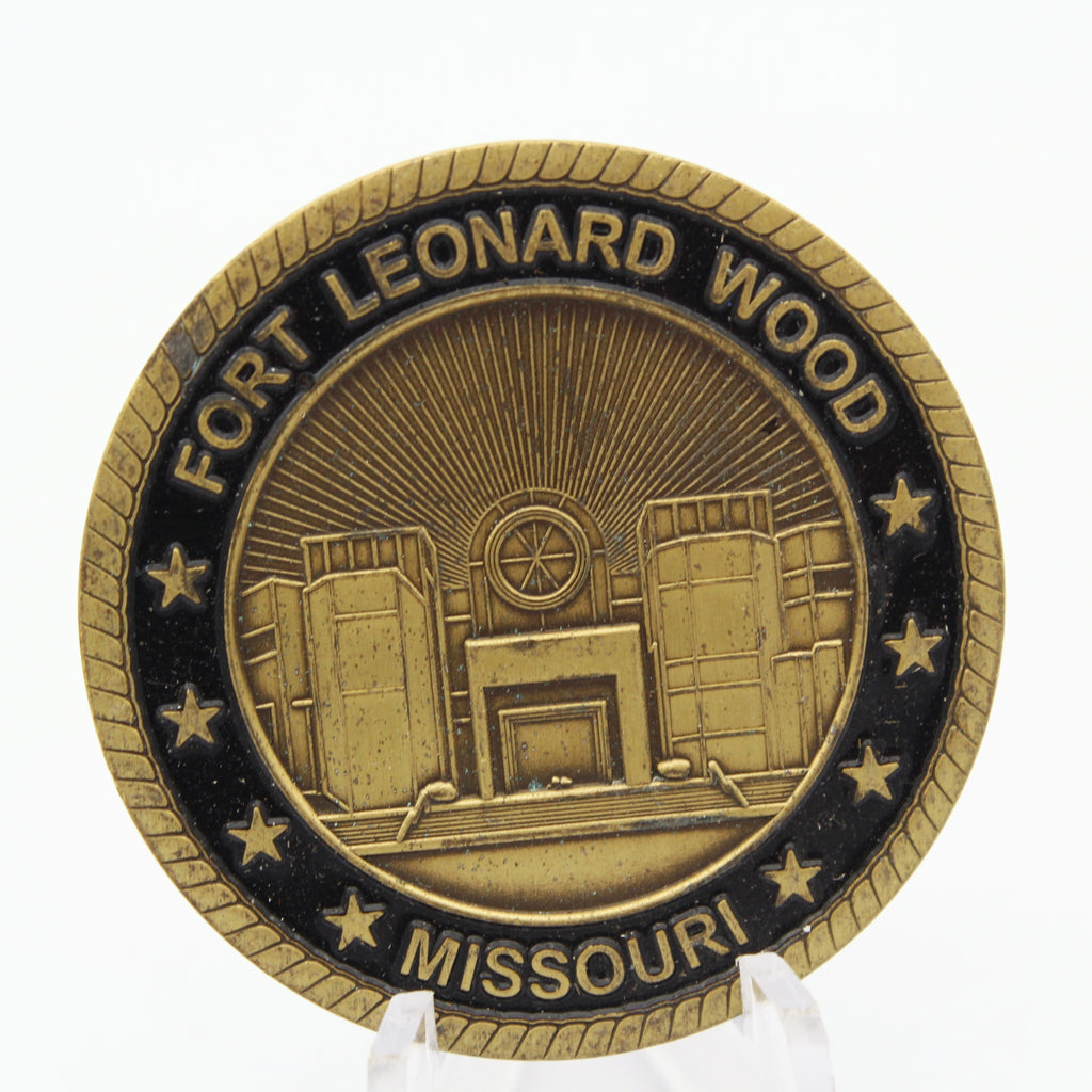 Fort Leonard Wood Missouri U.S. Army Challenge Coin 1.6” pre-owned