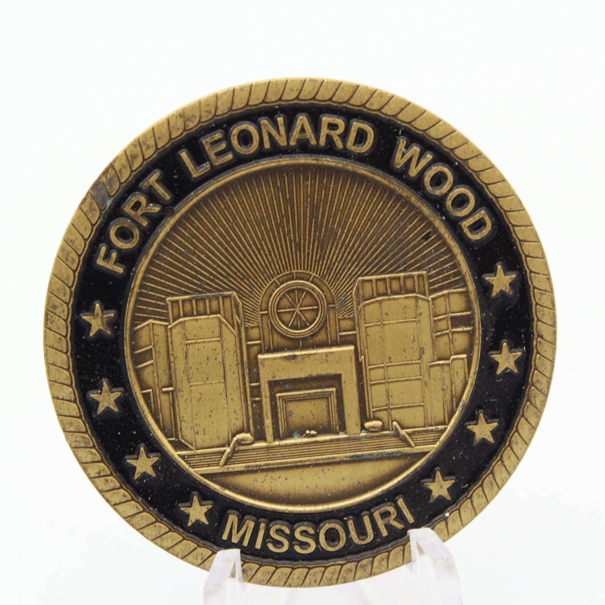 Fort Leonard Wood Missouri U.S. Army Challenge Coin 1.6” pre-owned