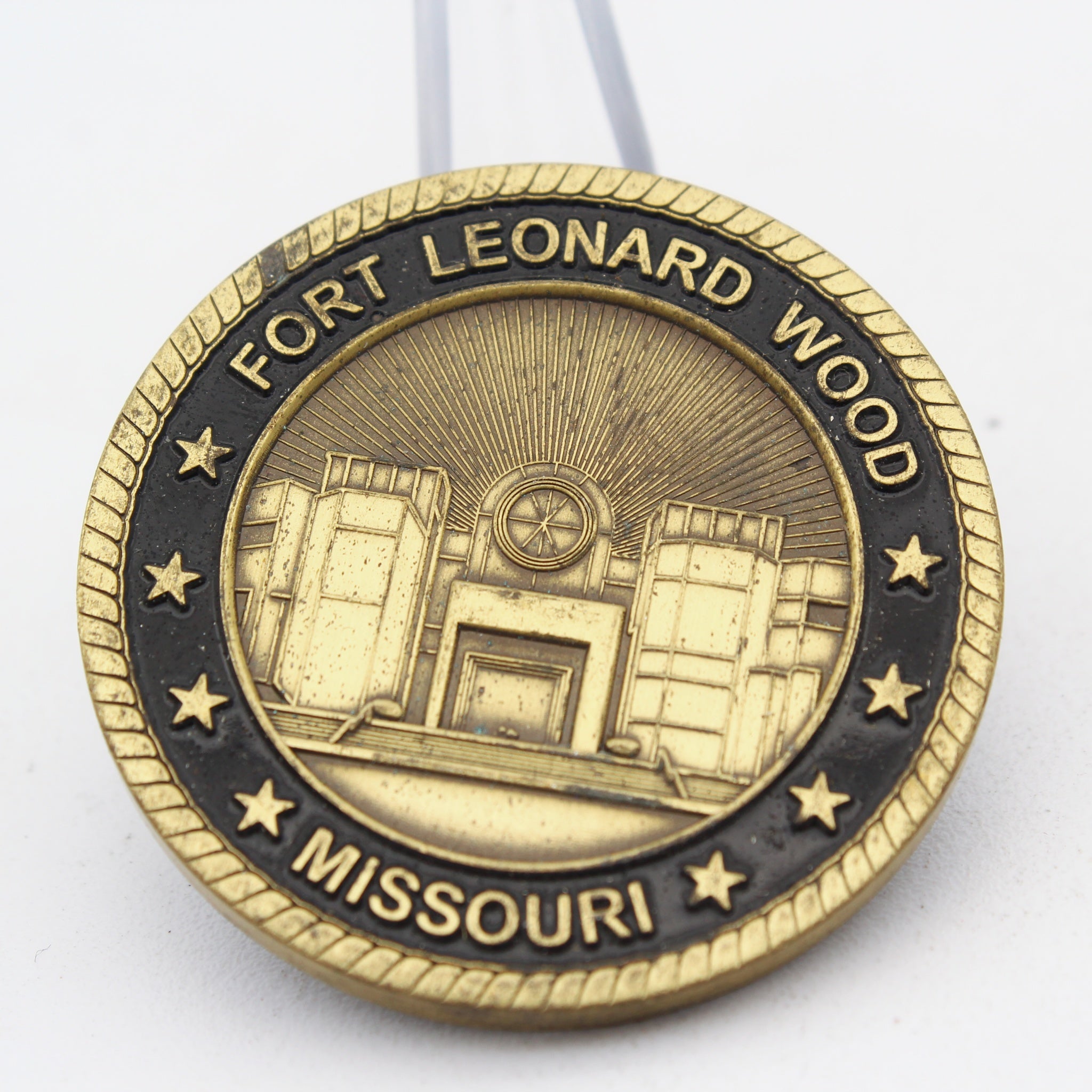 Fort Leonard Wood Missouri U.S. Army Challenge Coin 1.6” pre-owned