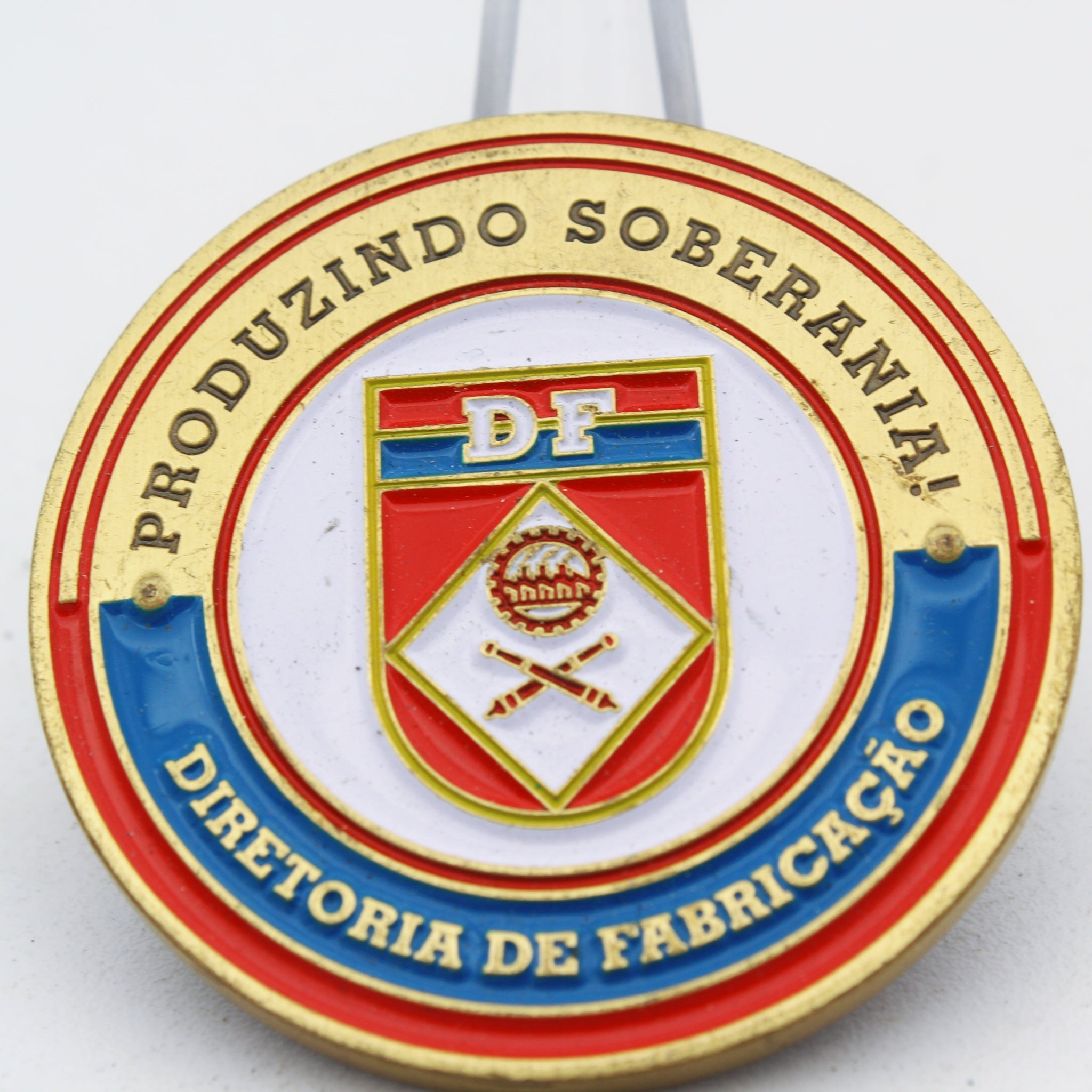 Brazilian Army UT30BR ARES 30mm Diretoria de Fabricação Challenge Coin