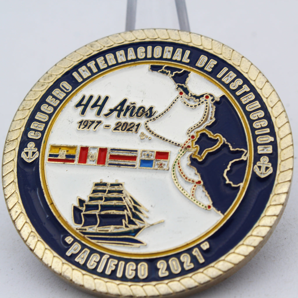 Armada del Ecuador Buque Escuela Guayas Pacifico 2021 Challenge Coin
